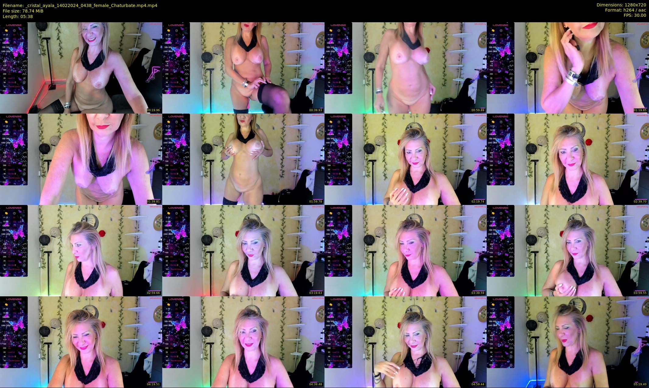 _cristal_ayala — 6 minute Chaturbate female cam show recording, 720p, Feb 14, 2024