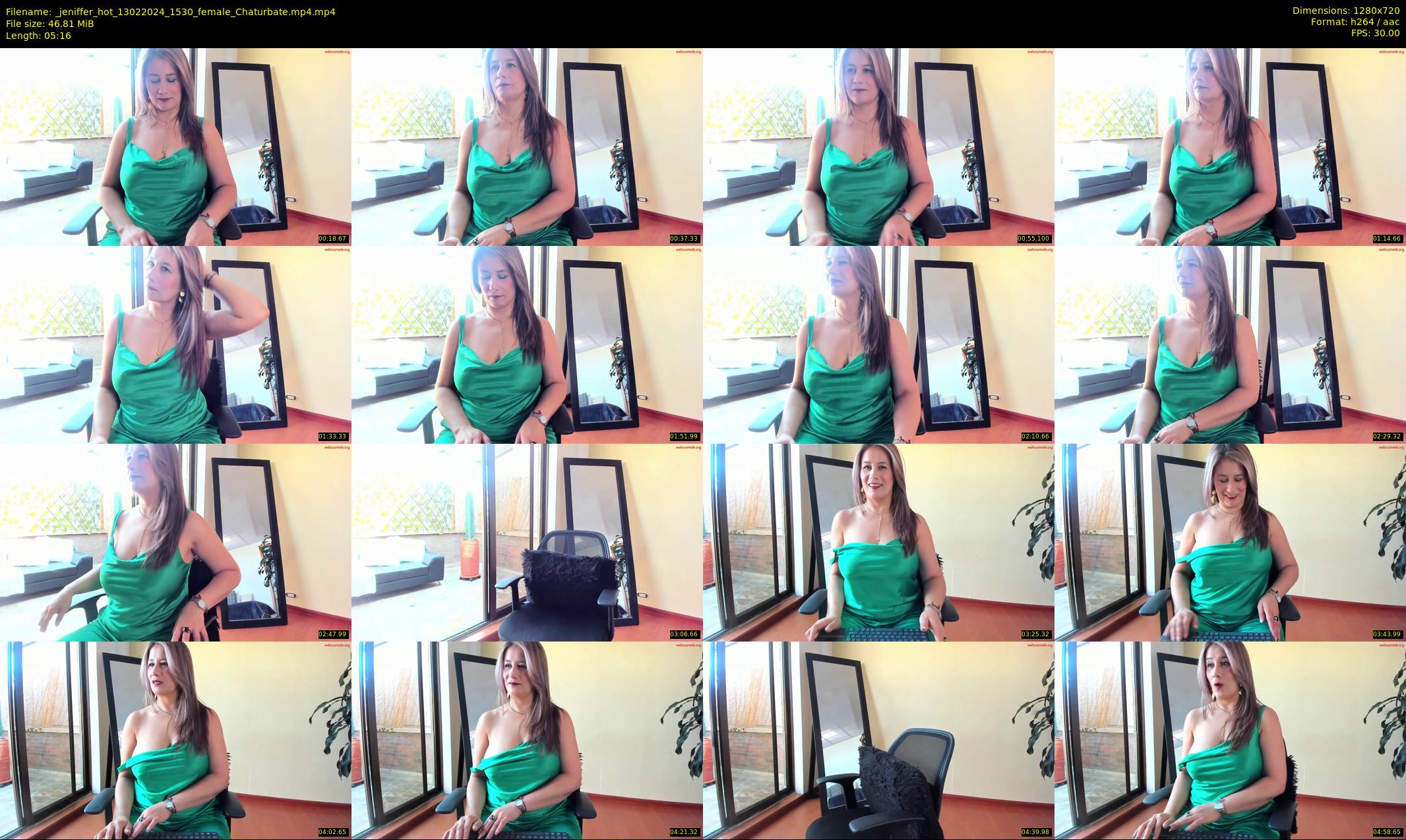 _jeniffer_hot — 6 minute Chaturbate female cam show recording, 720p, Feb 13, 2024