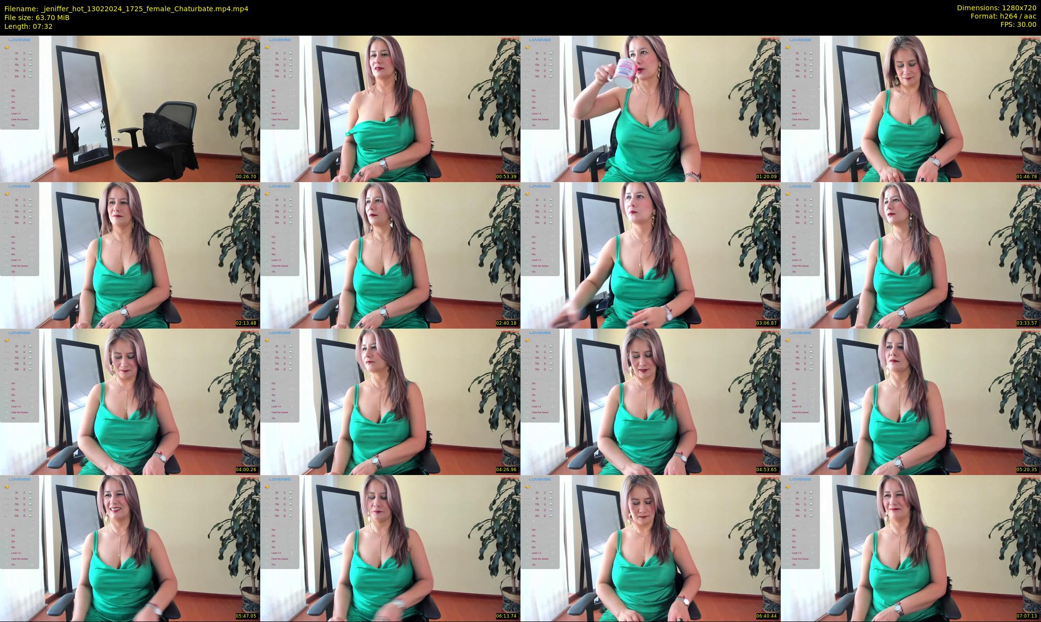 _jeniffer_hot — 8 minute Chaturbate female cam show recording, 720p, Feb 13, 2024