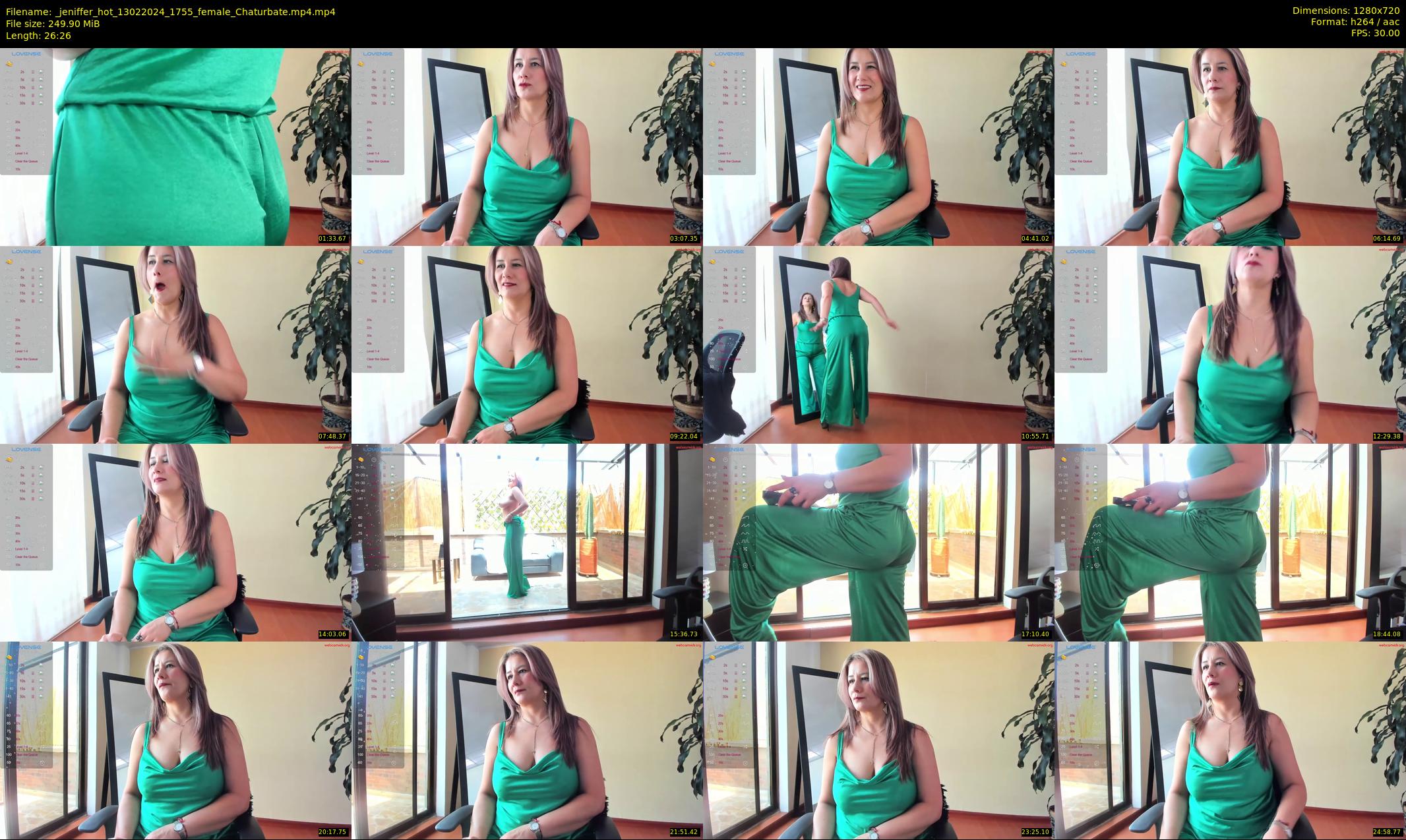 _jeniffer_hot — 27 minute Chaturbate female cam show recording, 720p, Feb 13, 2024