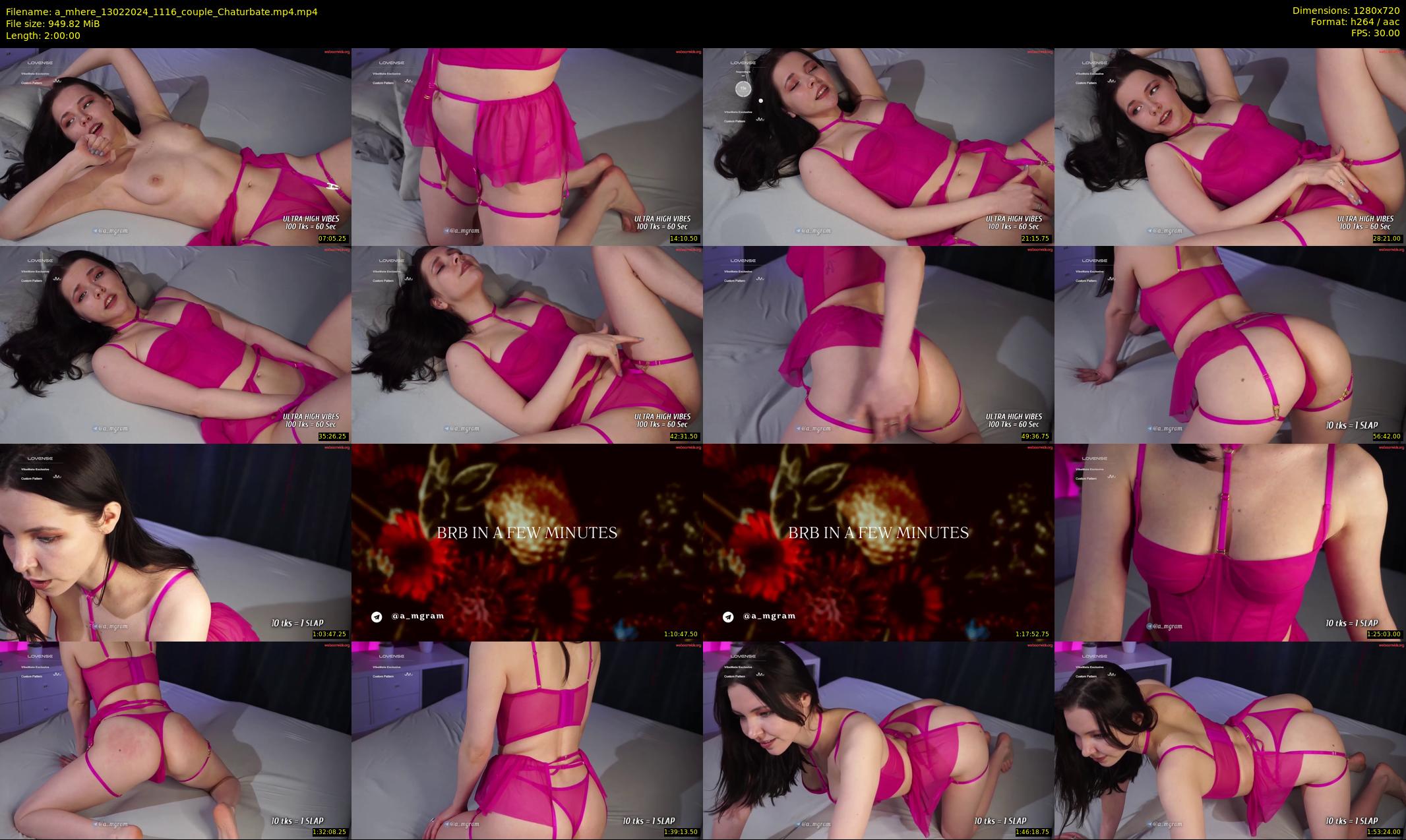 a_mhere — 120 minute Chaturbate couple cam show recording, 720p, Feb 13, 2024