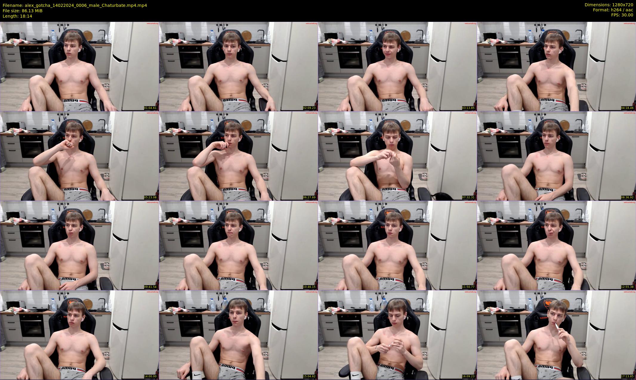 alex_gotcha — 19 minute Chaturbate male cam show recording, 720p, Feb 14, 2024