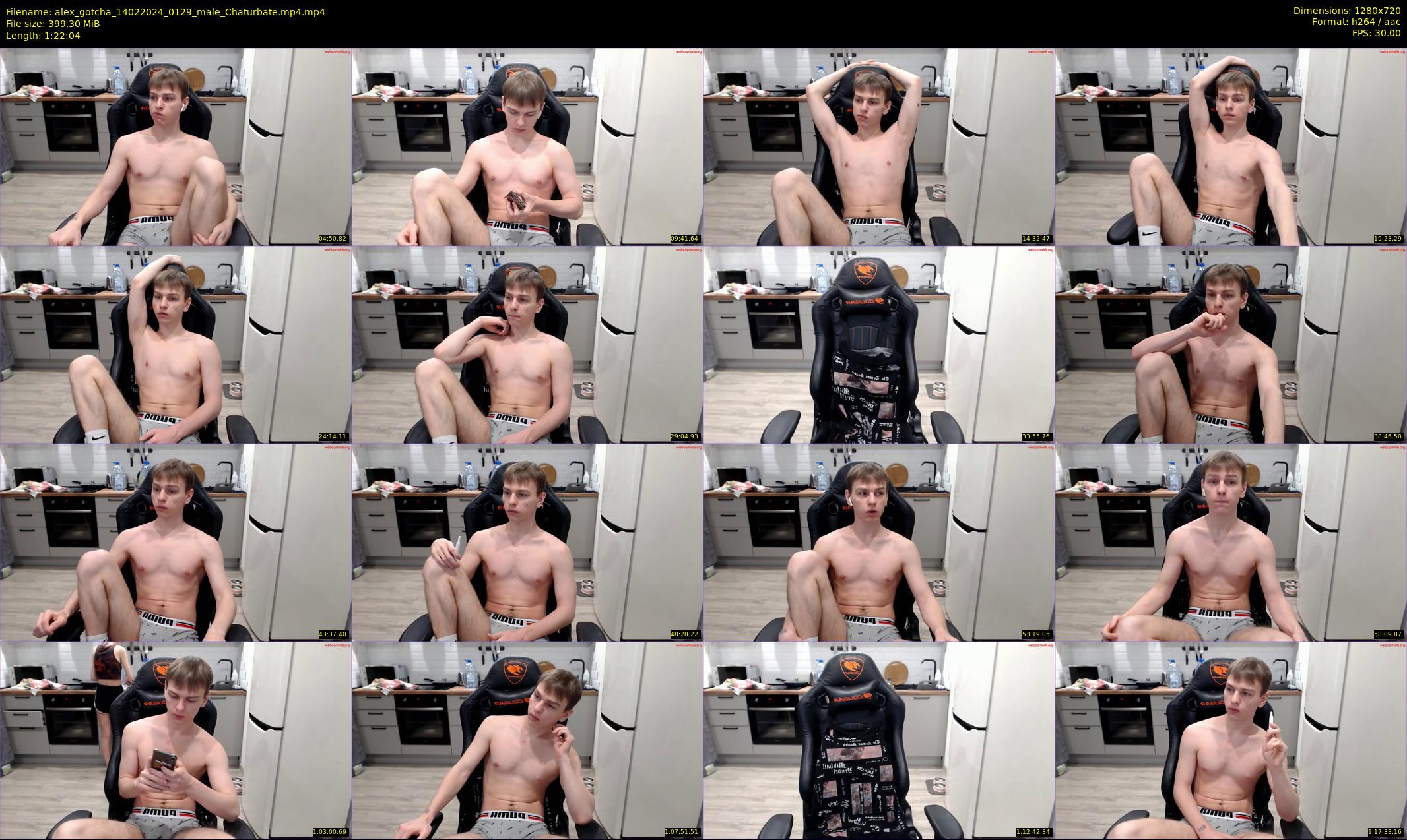 alex_gotcha — 83 minute Chaturbate male cam show recording, 720p, Feb 14, 2024