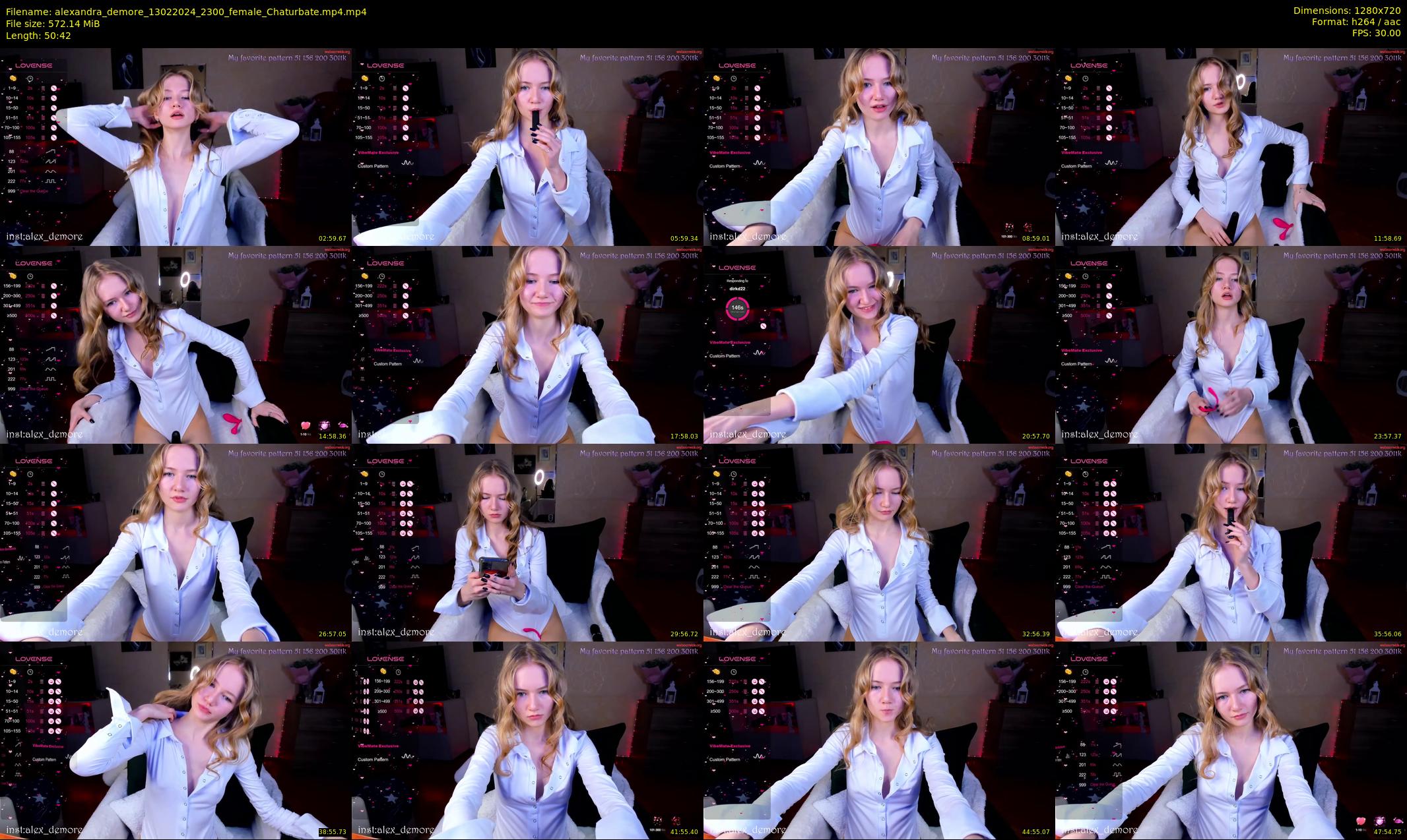 alexandra_demore — 51 minute Chaturbate female cam show recording, 720p, Feb 13, 2024