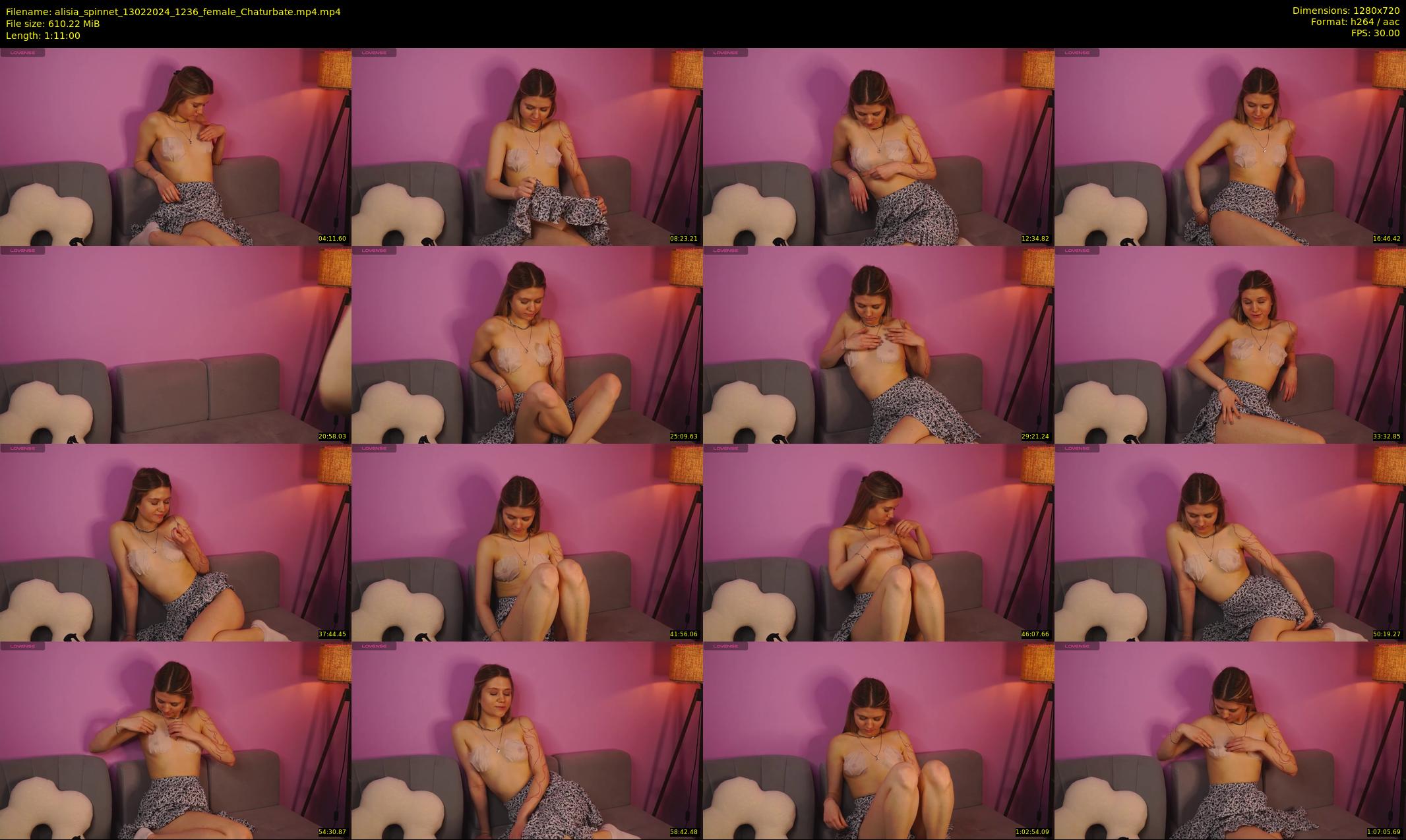 alisia_spinnet — 71 minute Chaturbate female cam show recording, 720p, Feb 13, 2024