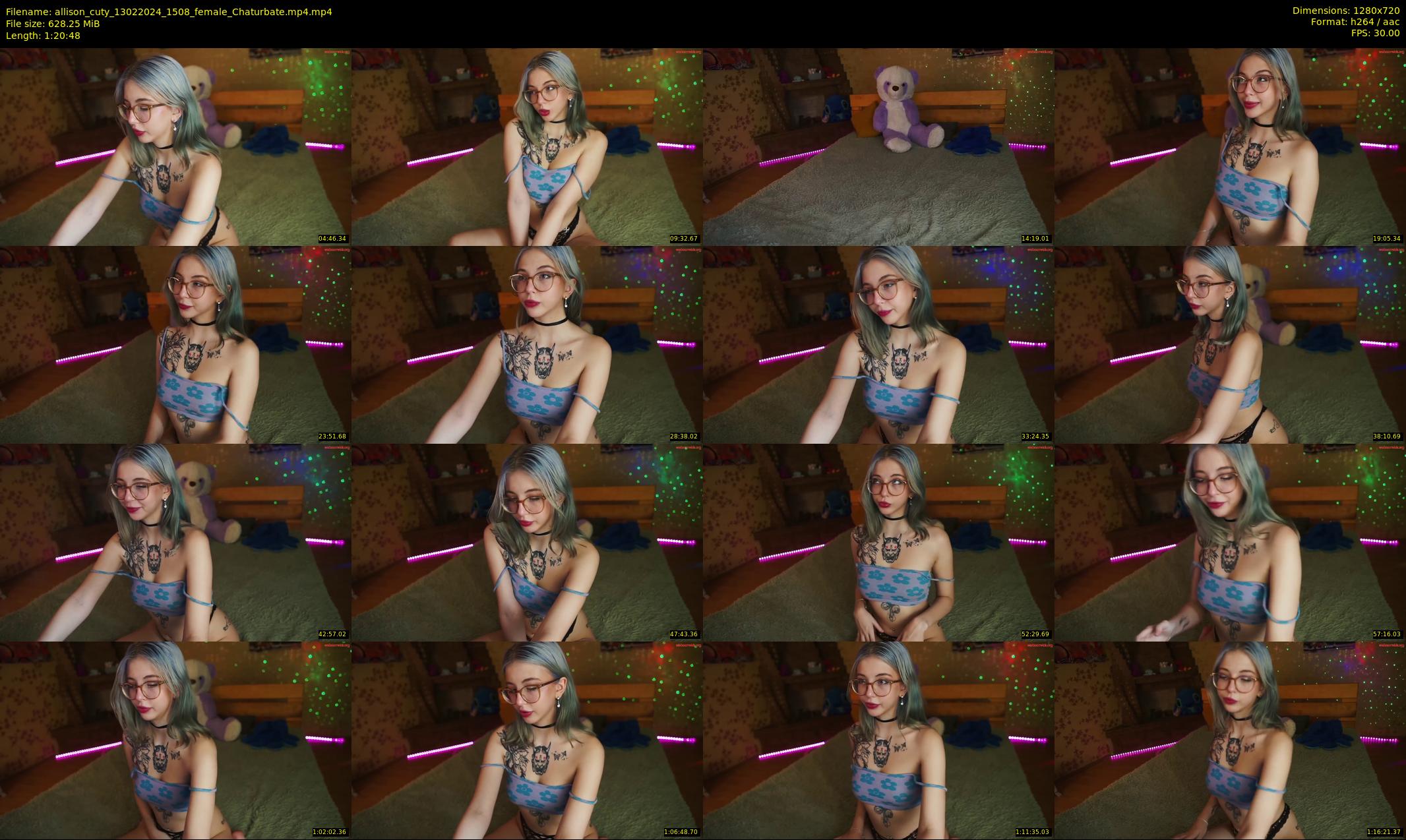 allison_cuty — 81 minute Chaturbate female cam show recording, 720p, Feb 13, 2024
