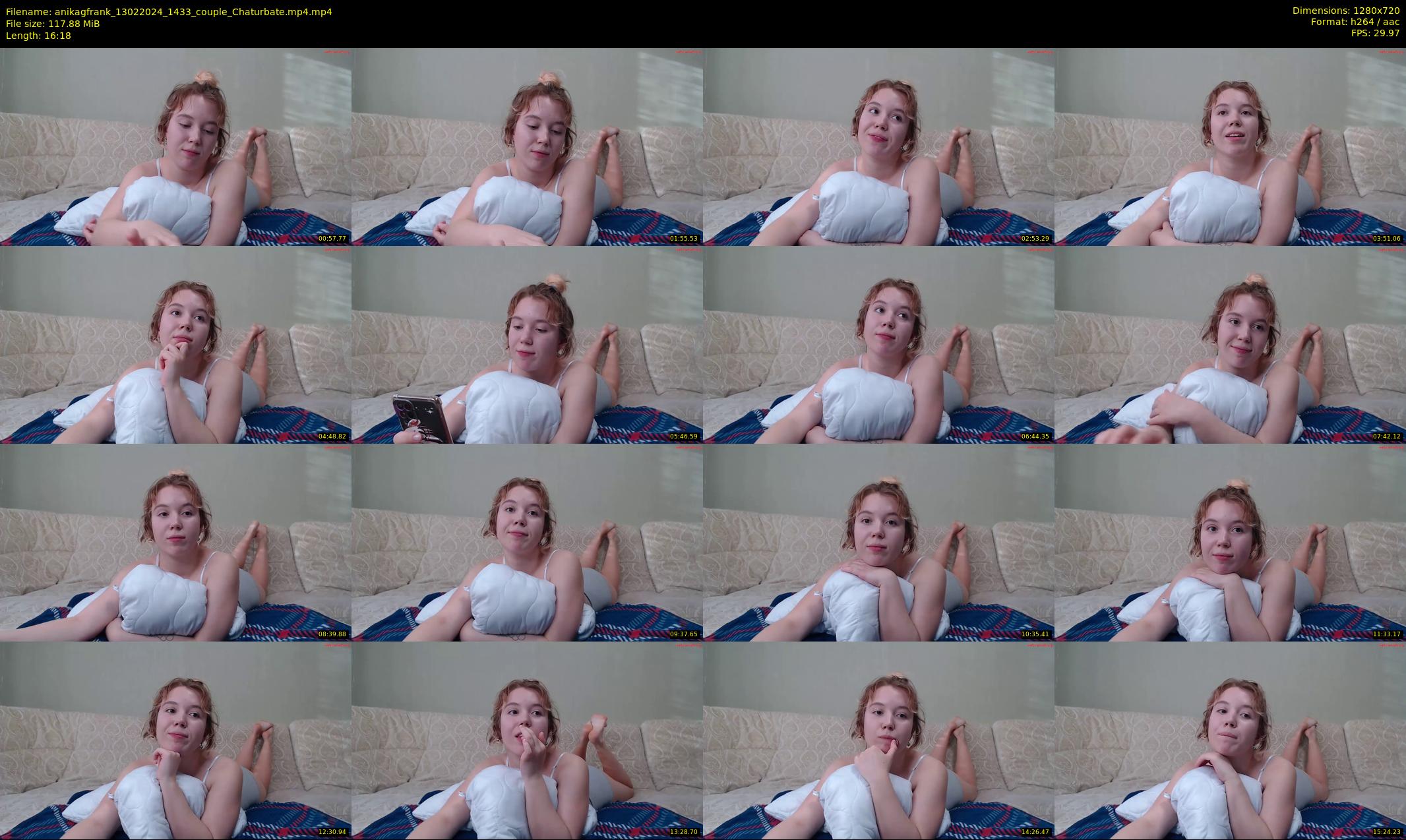 anikagfrank — 17 minute Chaturbate couple cam show recording, 720p, Feb 13, 2024