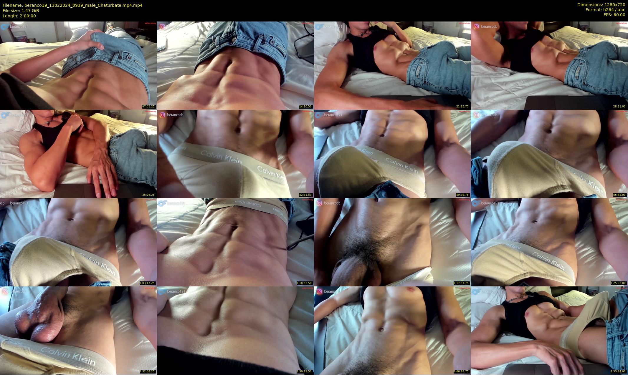 beranco19 — 120 minute Chaturbate male cam show recording, 720p, Feb 13, 2024