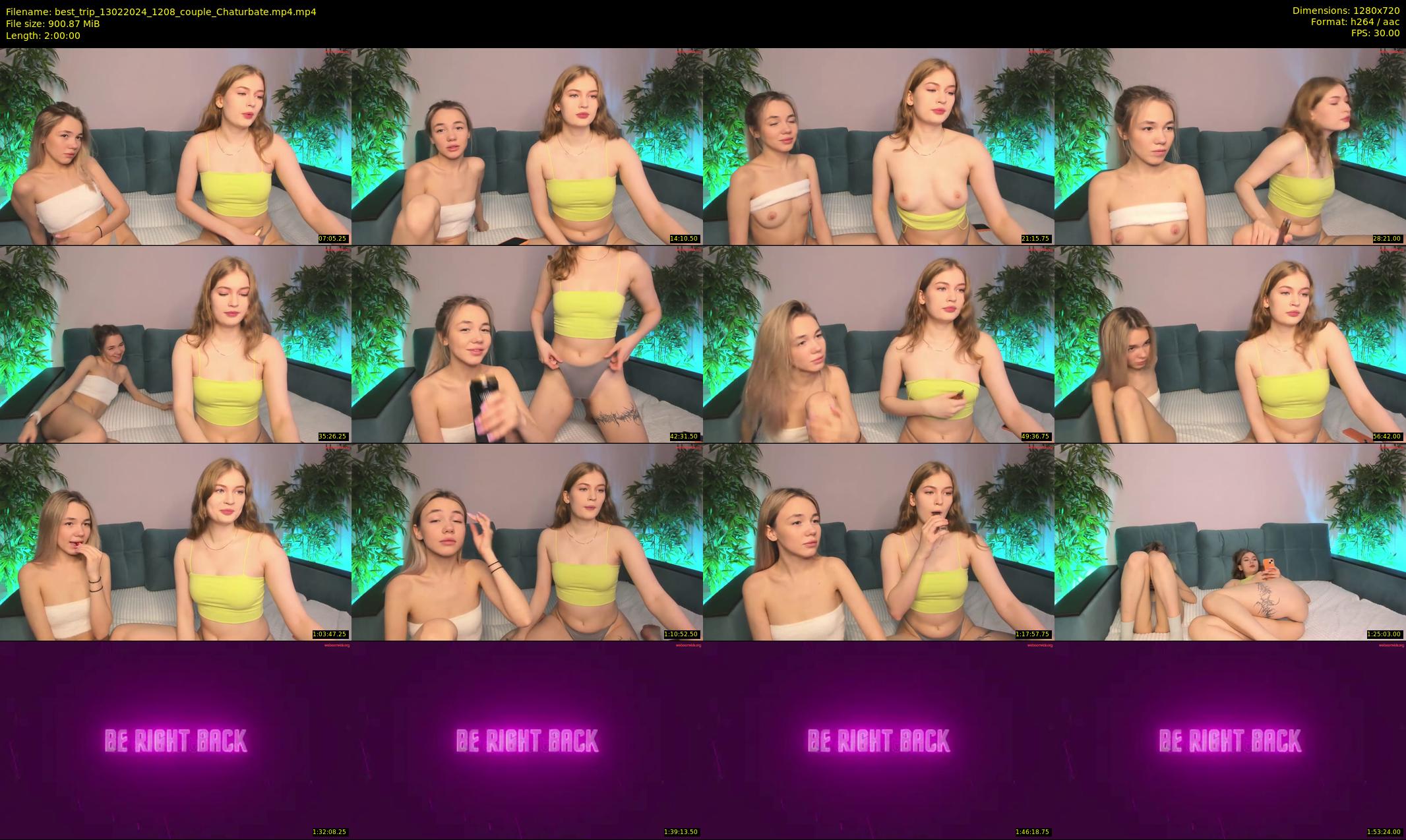 best_trip — 120 minute Chaturbate couple cam show recording, 720p, Feb 13, 2024