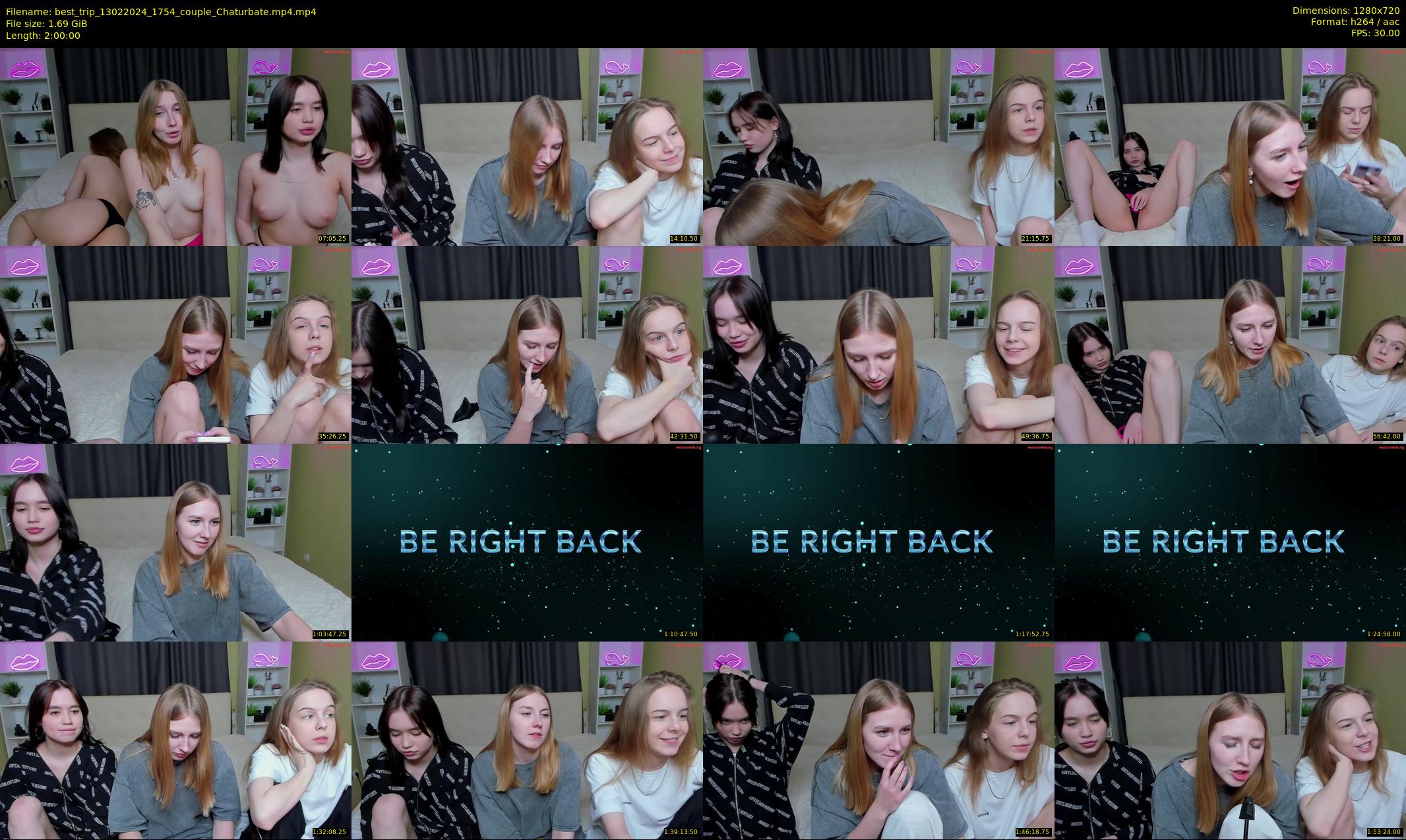 best_trip — 120 minute Chaturbate couple cam show recording, 720p, Feb 13, 2024