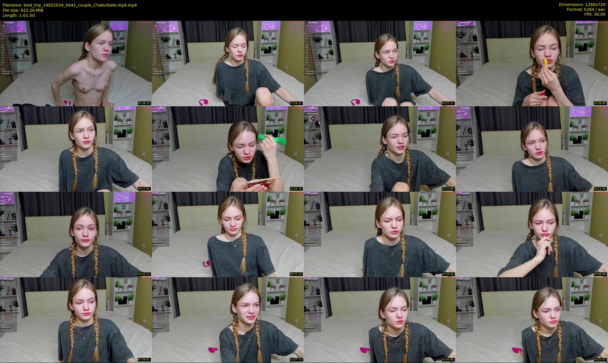 best_trip — 62 minute Chaturbate couple cam show recording, 720p, Feb 14, 2024