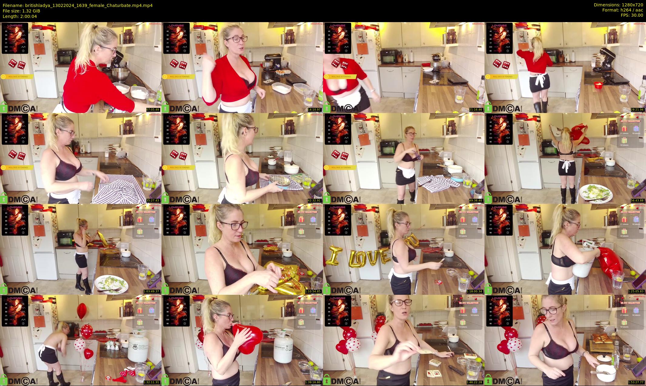 britishladya — 121 minute Chaturbate female cam show recording, 720p, Feb 13, 2024