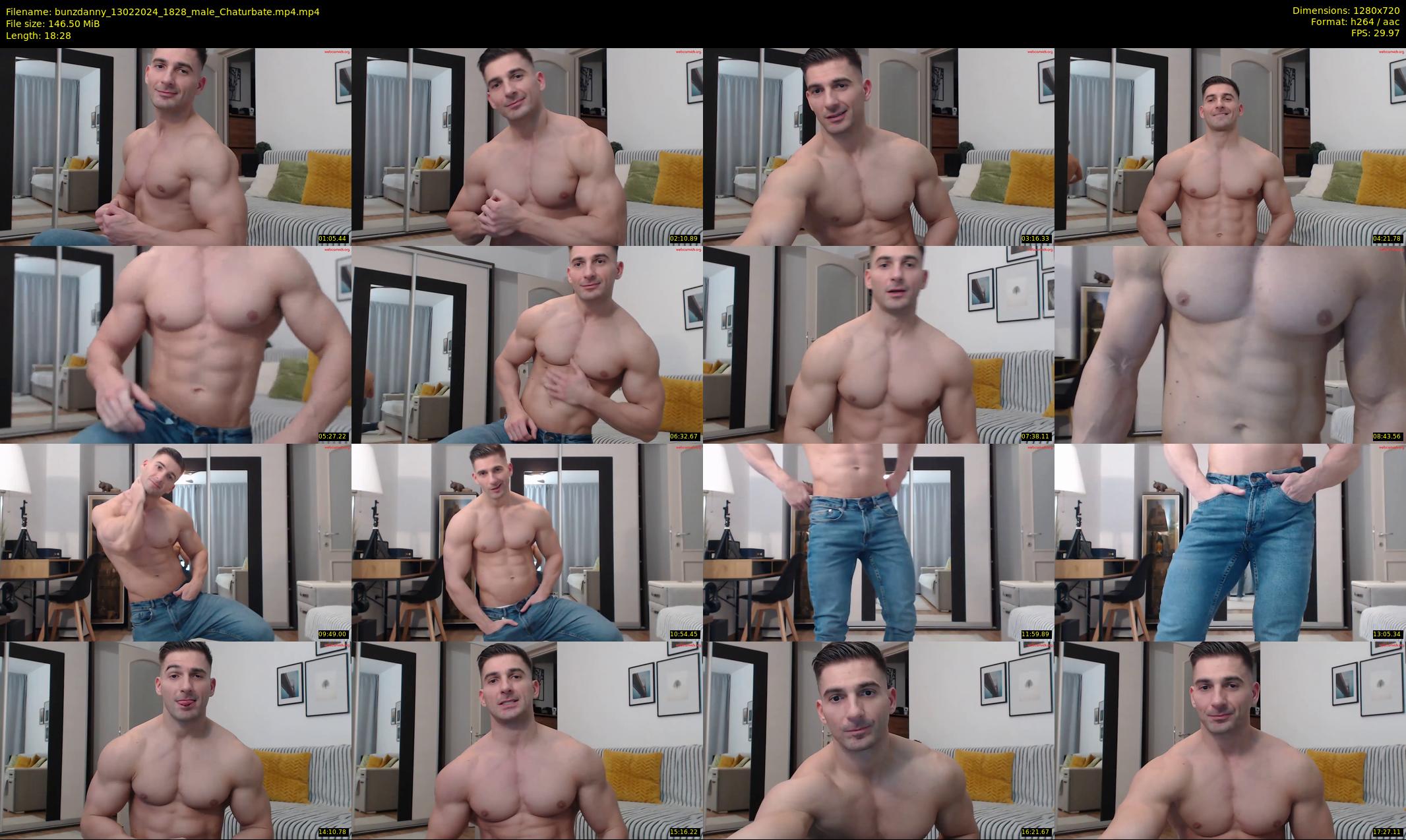 bunzdanny — 19 minute Chaturbate male cam show recording, 720p, Feb 13, 2024
