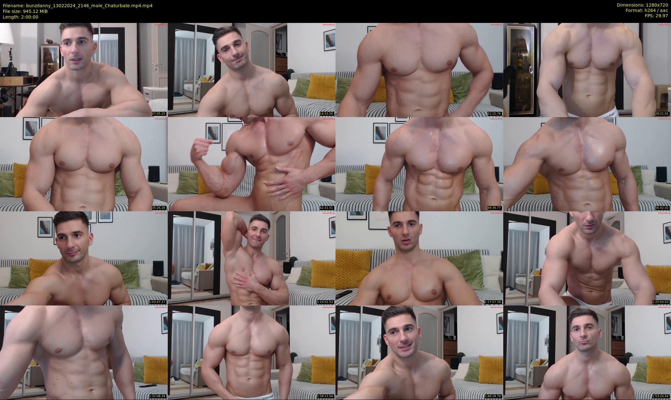 bunzdanny — 120 minute Chaturbate male cam show recording, 720p, Feb 13, 2024