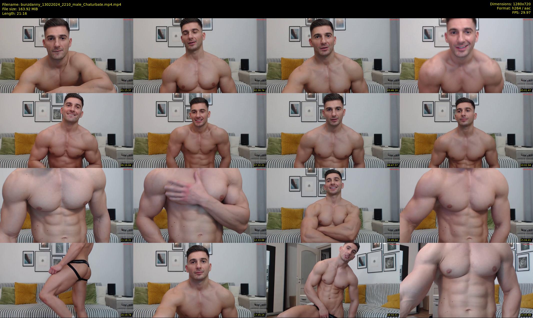bunzdanny — 22 minute Chaturbate male cam show recording, 720p, Feb 13, 2024