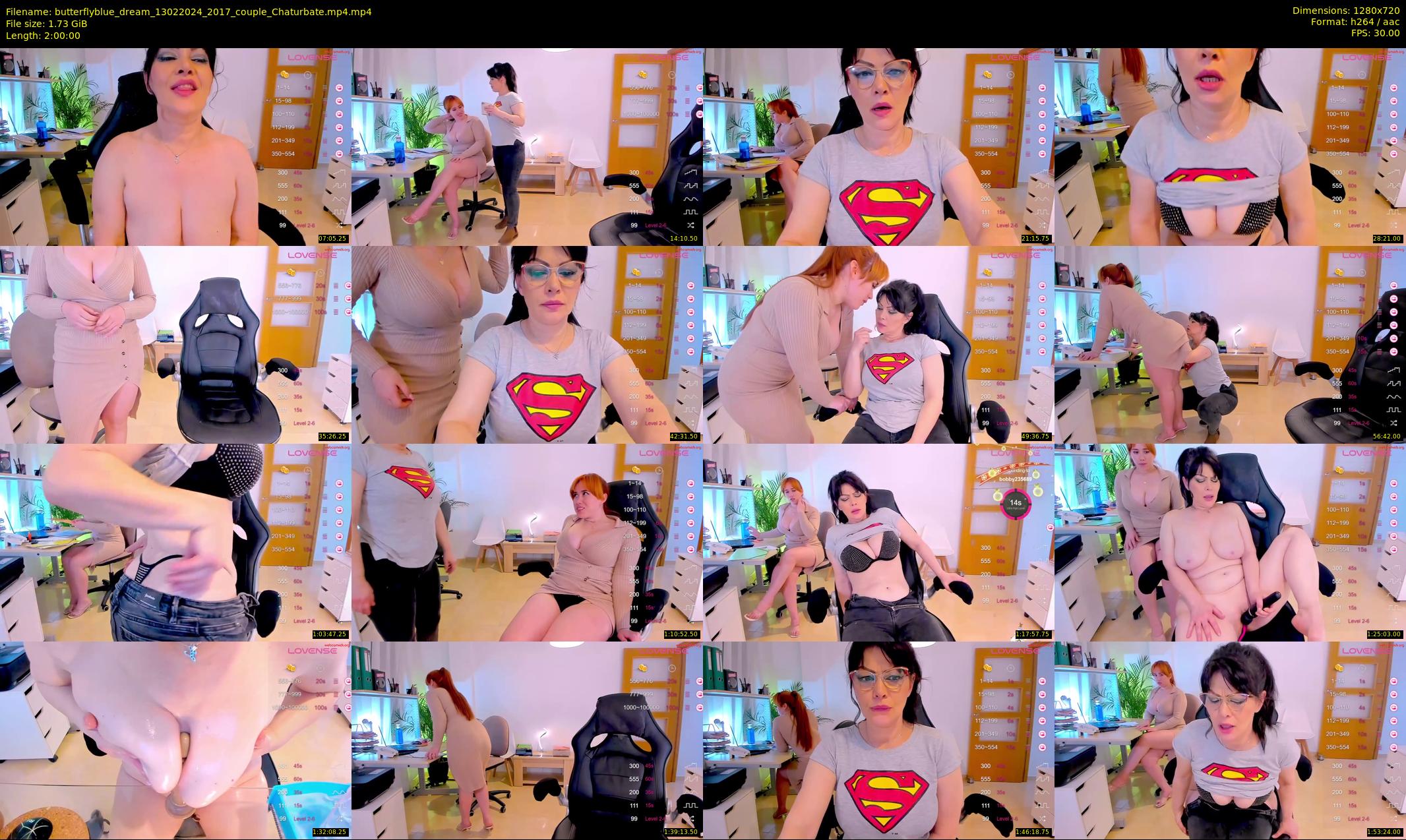 butterflyblue_dream — 120 minute Chaturbate couple cam show recording, 720p, Feb 13, 2024