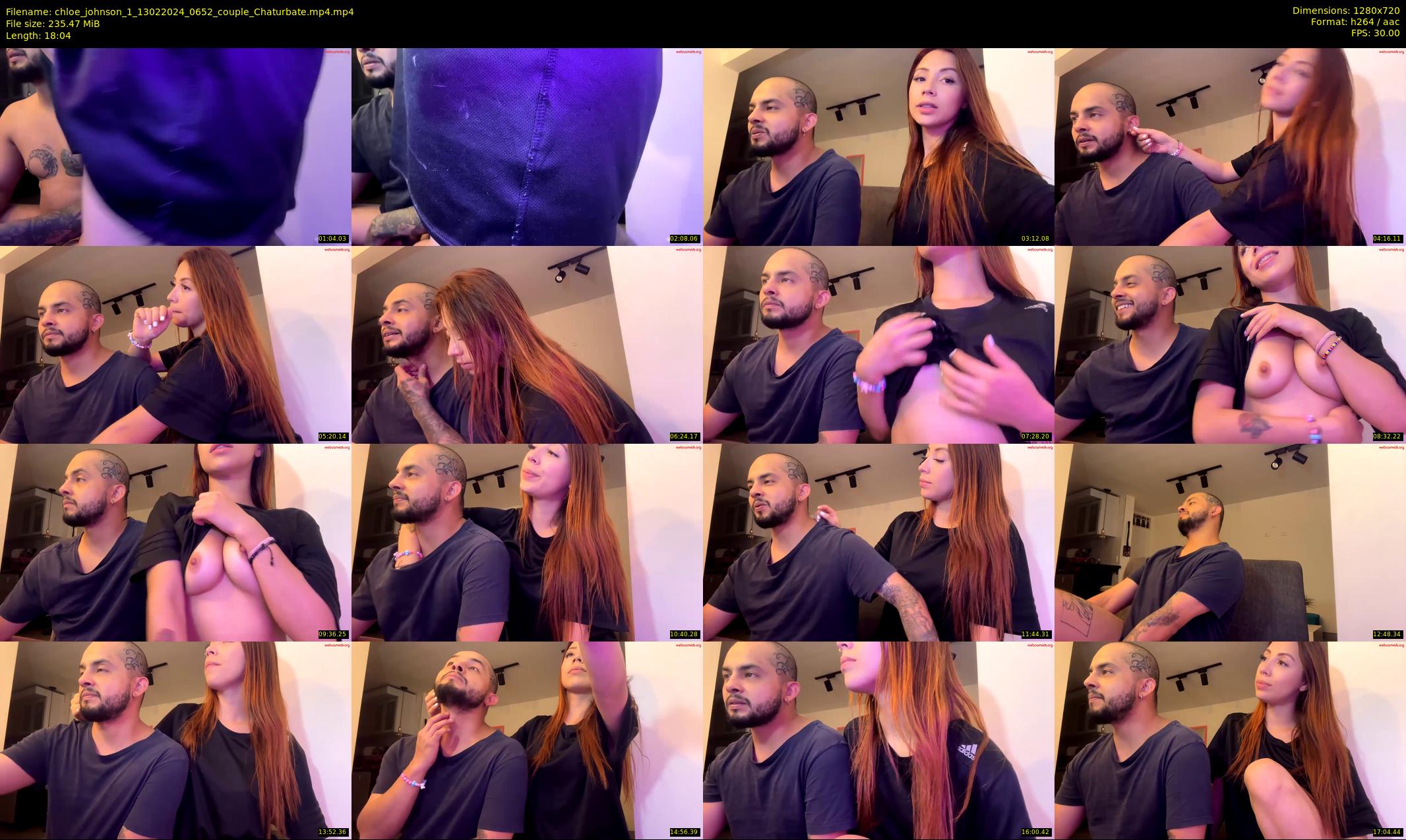 chloe_johnson_1 — 19 minute Chaturbate couple cam show recording, 720p, Feb 13, 2024