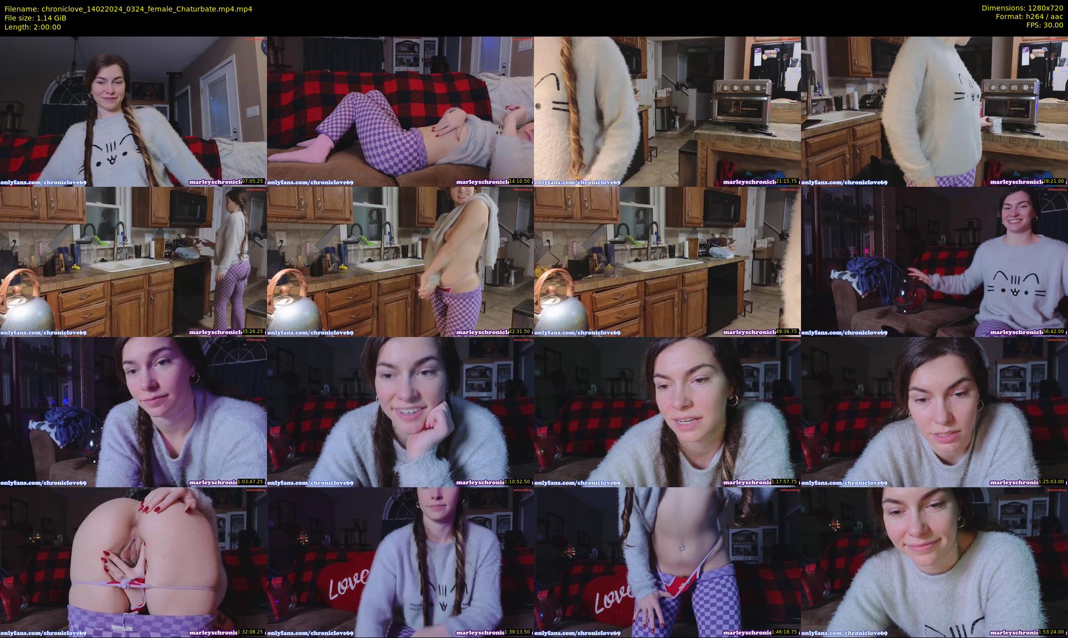 chroniclove — 120 minute Chaturbate female cam show recording, 720p, Feb 14, 2024