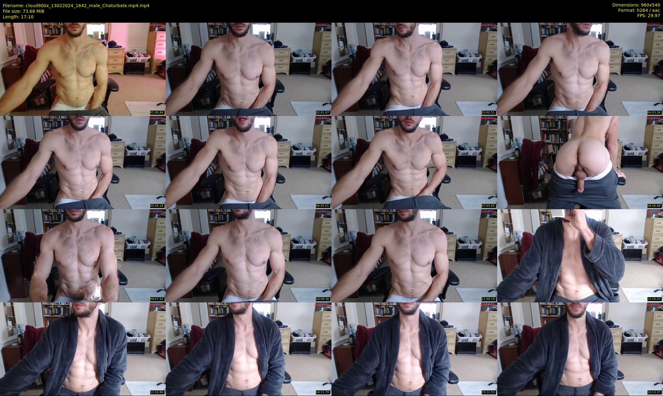 cloud900x — 18 minute Chaturbate male cam show recording, 480p, Feb 13, 2024