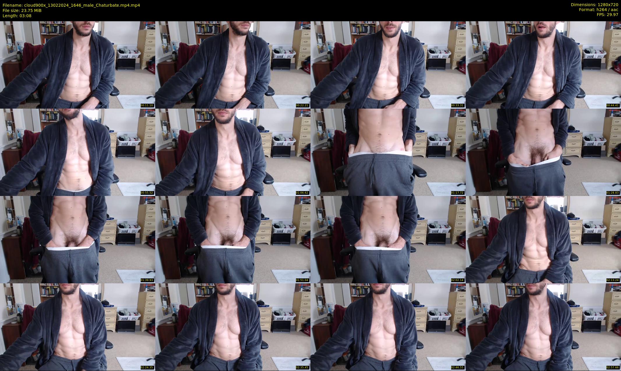cloud900x — 4 minute Chaturbate male cam show recording, 720p, Feb 13, 2024