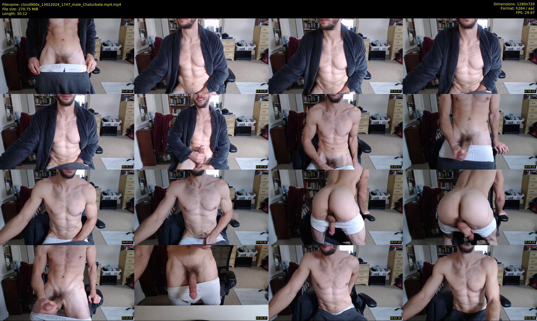 cloud900x — 31 minute Chaturbate male cam show recording, 720p, Feb 13, 2024