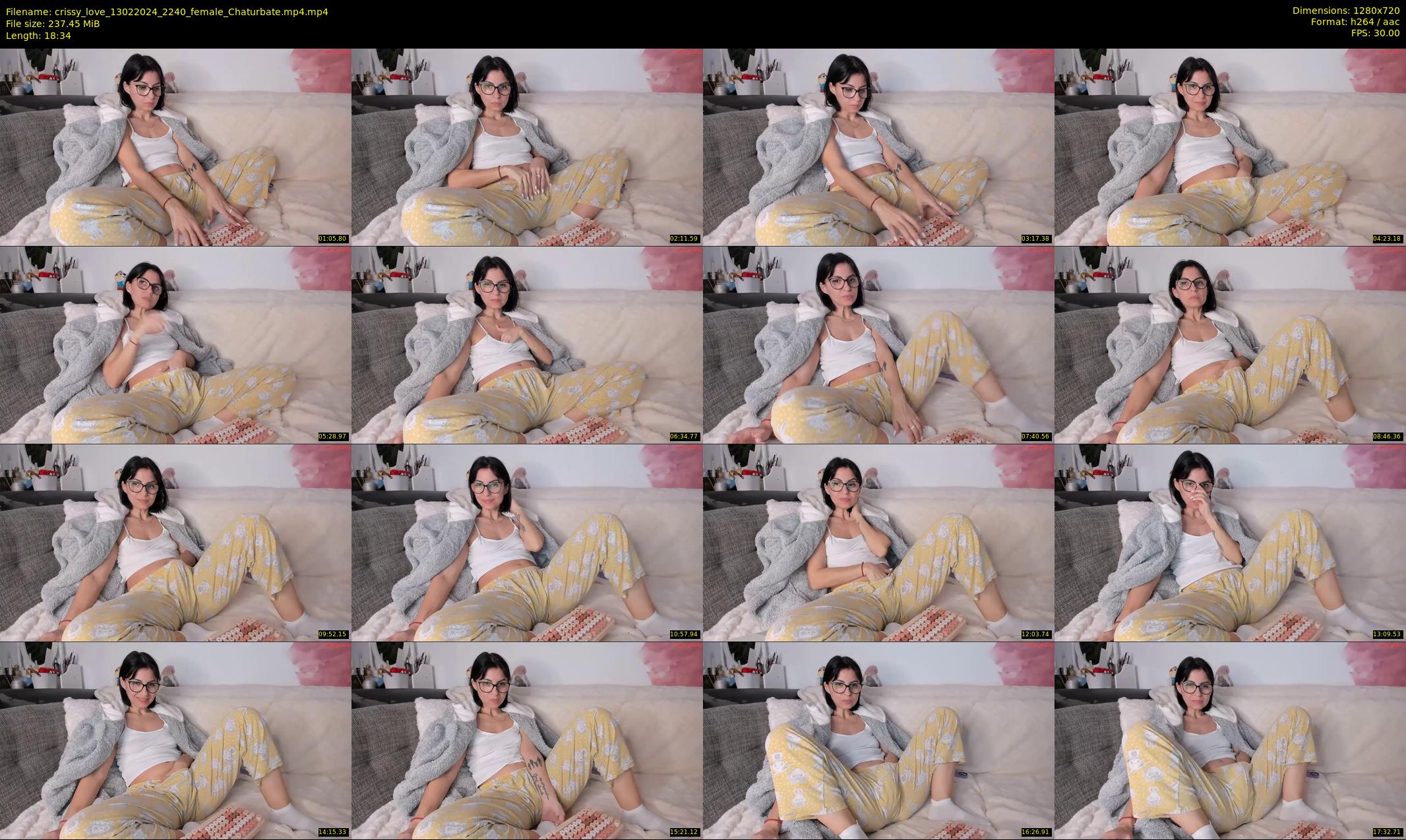 crissy_love — 19 minute Chaturbate female cam show recording, 720p, Feb 13, 2024