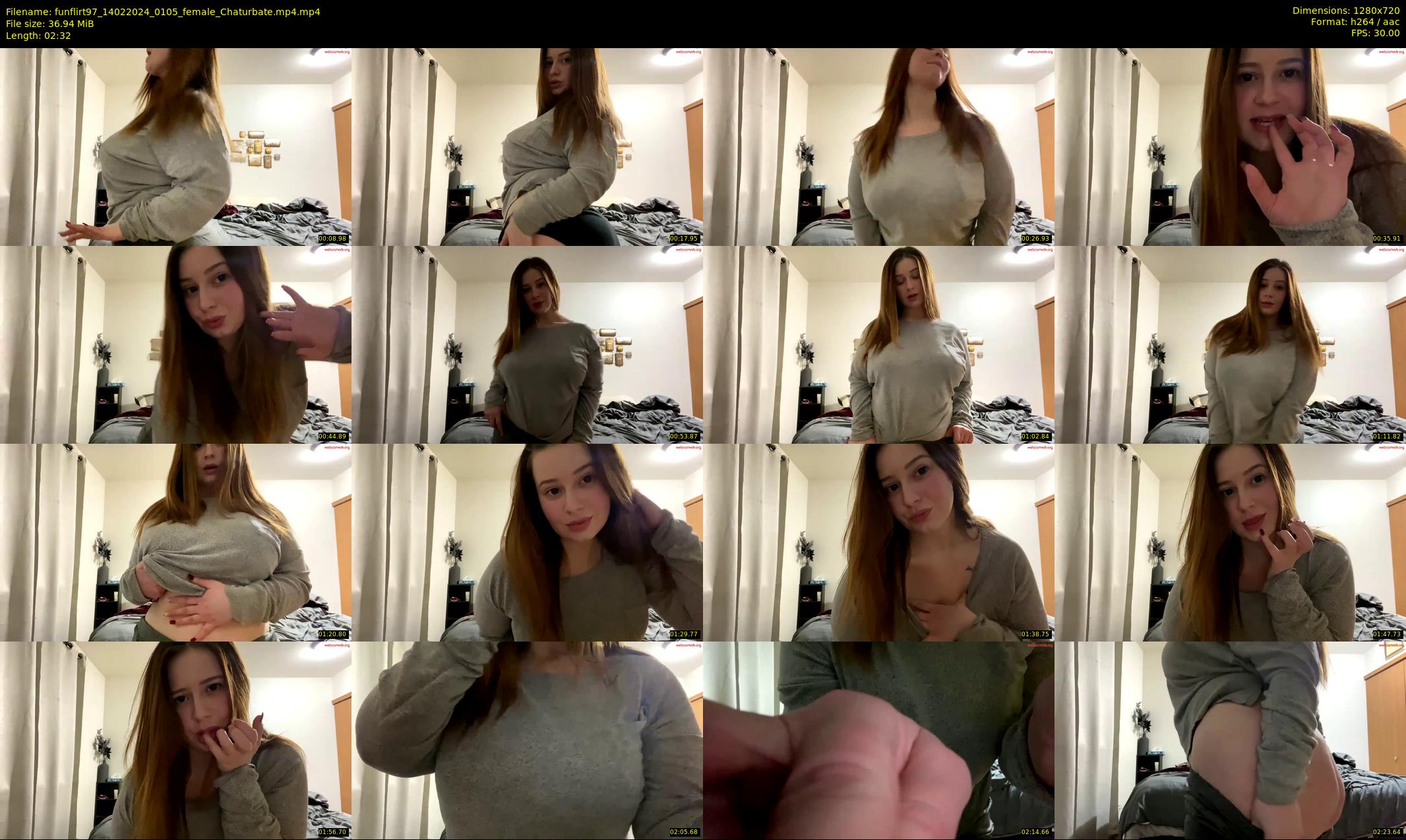 funflirt97 — 3 minute Chaturbate female cam show recording, 720p, Feb 14, 2024