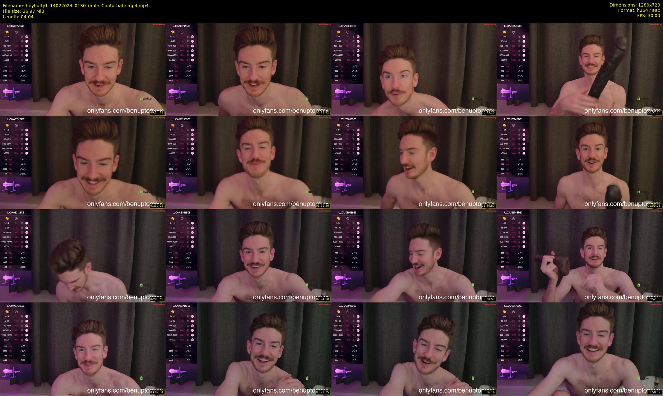 heyhotty1 — 5 minute Chaturbate male cam show recording, 720p, Feb 14, 2024