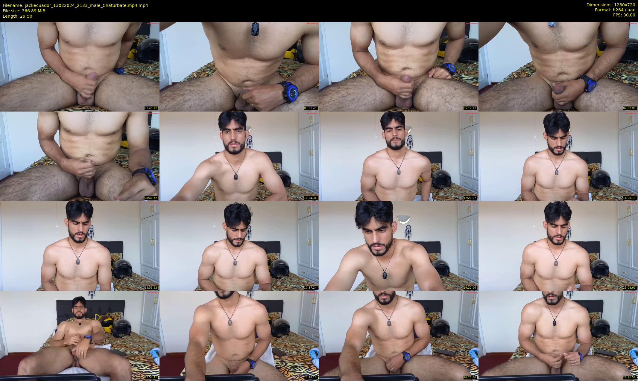 jackecuador — 30 minute Chaturbate male cam show recording, 720p, Feb 13, 2024