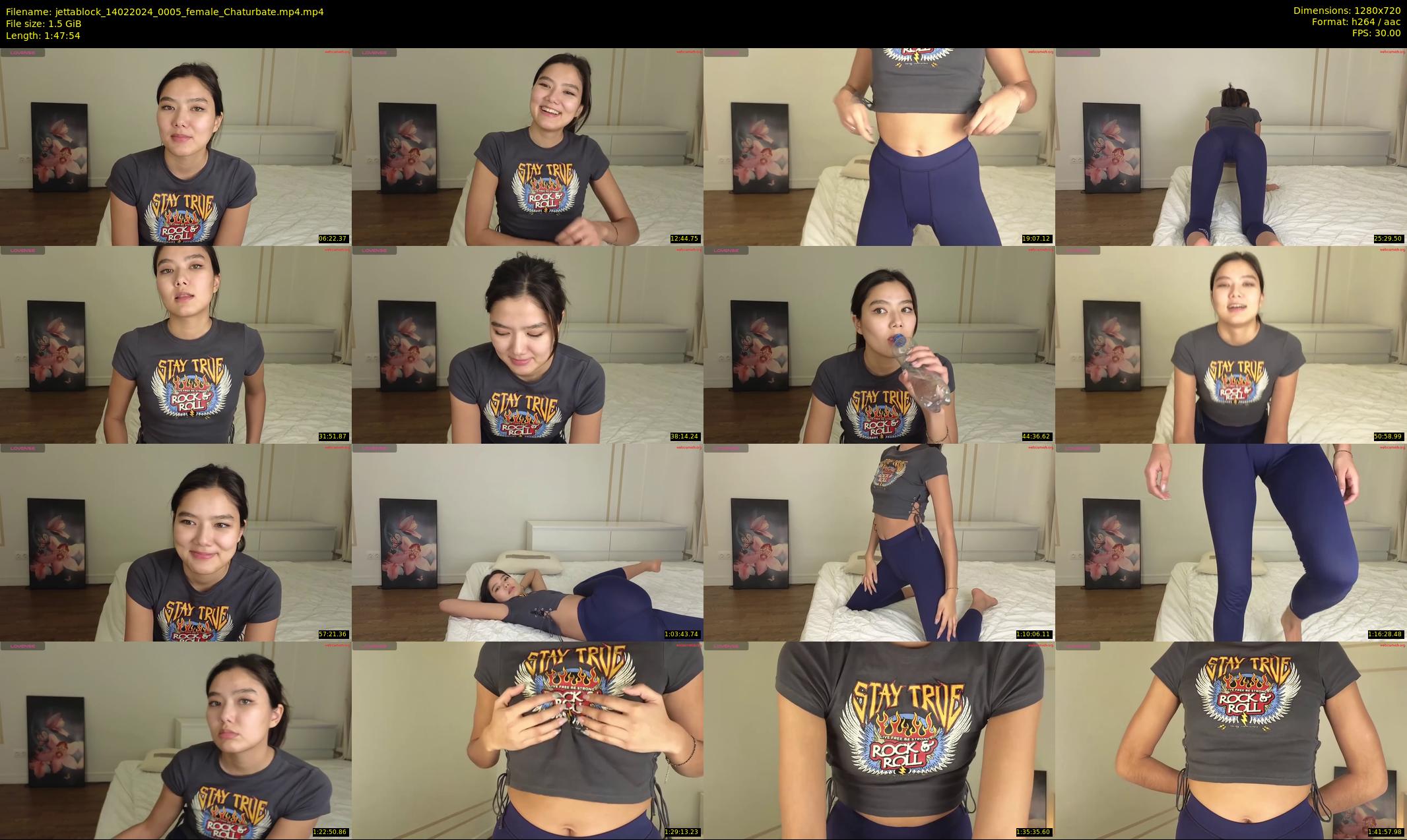 jettablock — 108 minute Chaturbate female cam show recording, 720p, Feb 14, 2024