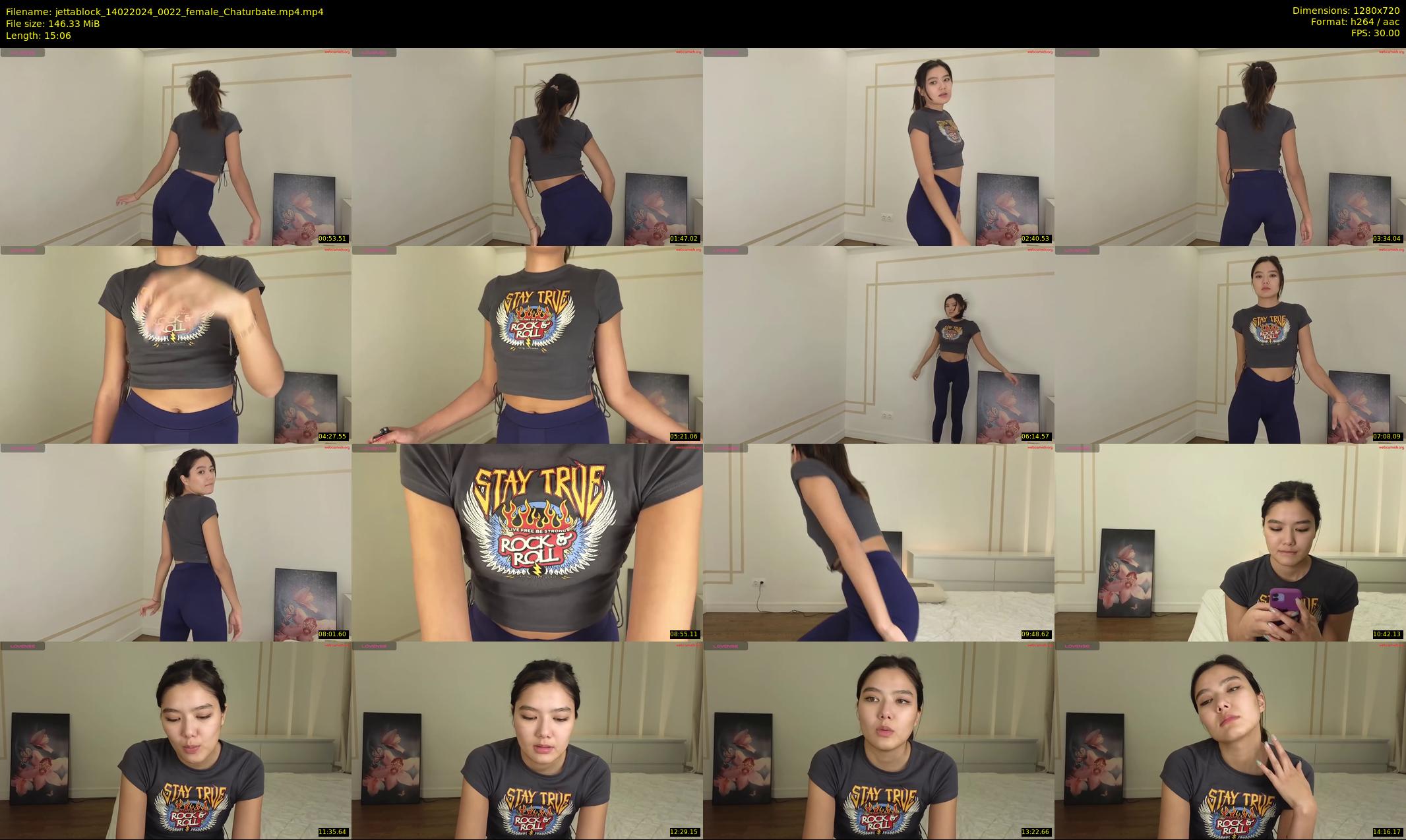 jettablock — 16 minute Chaturbate female cam show recording, 720p, Feb 14, 2024