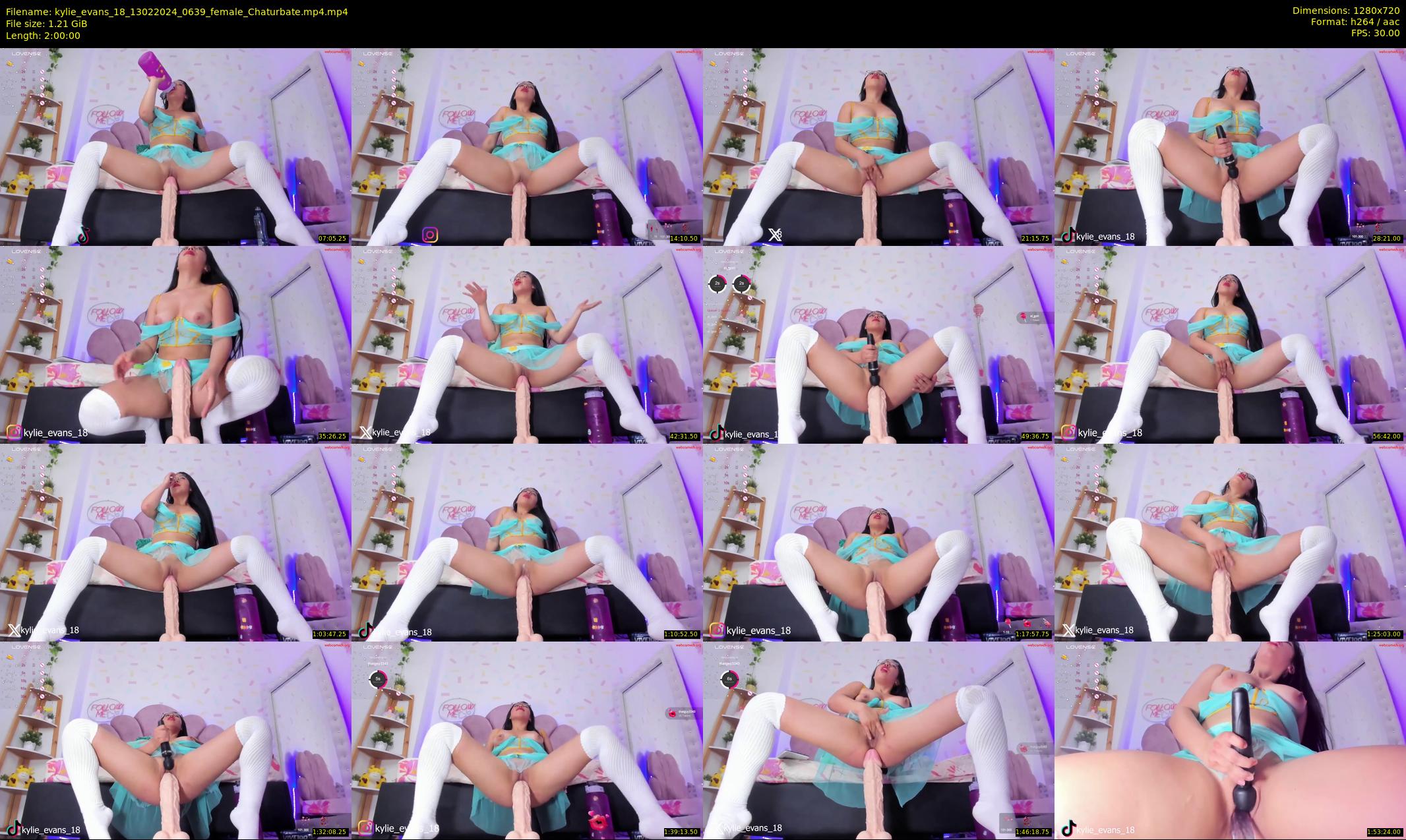 kylie_evans_18 — 120 minute Chaturbate female cam show recording, 720p, Feb 13, 2024