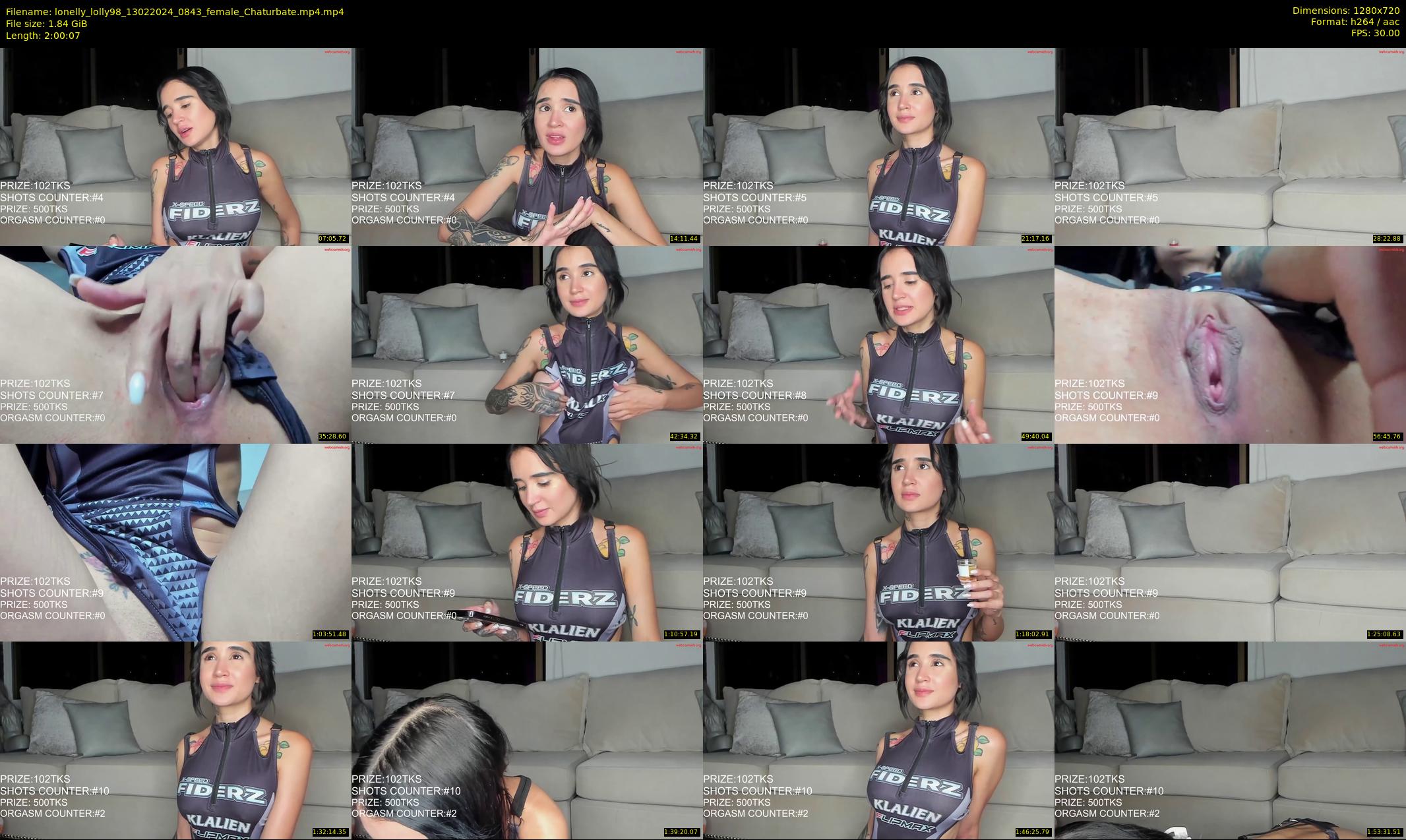 lonelly_lolly98 — 121 minute Chaturbate female cam show recording, 720p, Feb 13, 2024