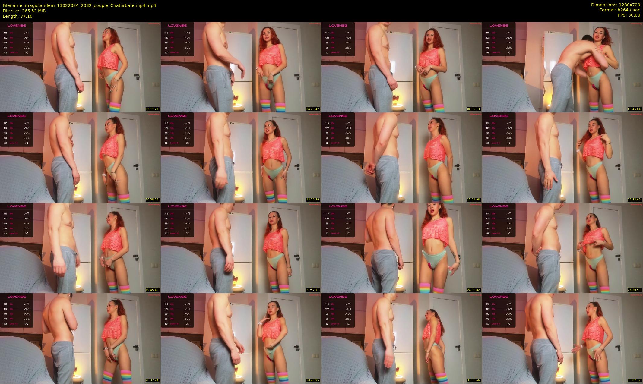 magictandem — 38 minute Chaturbate couple cam show recording, 720p, Feb 13, 2024