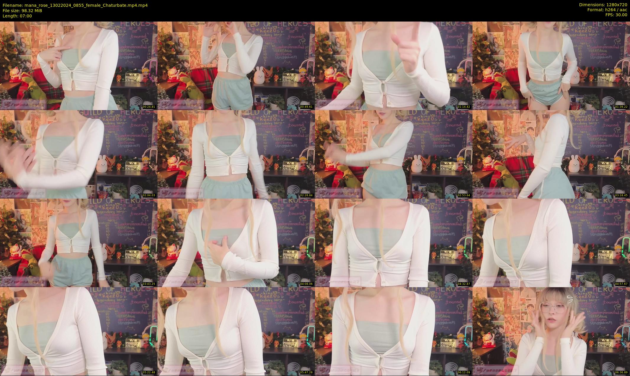 mana_rose — 7 minute Chaturbate female cam show recording, 720p, Feb 13, 2024