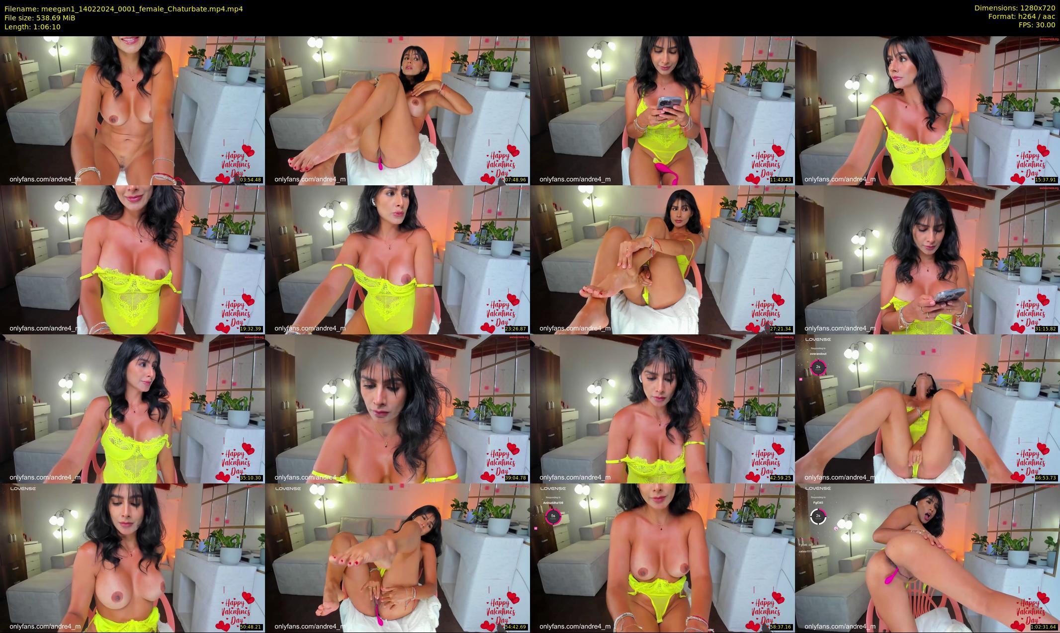 meegan1 — 67 minute Chaturbate female cam show recording, 720p, Feb 14, 2024