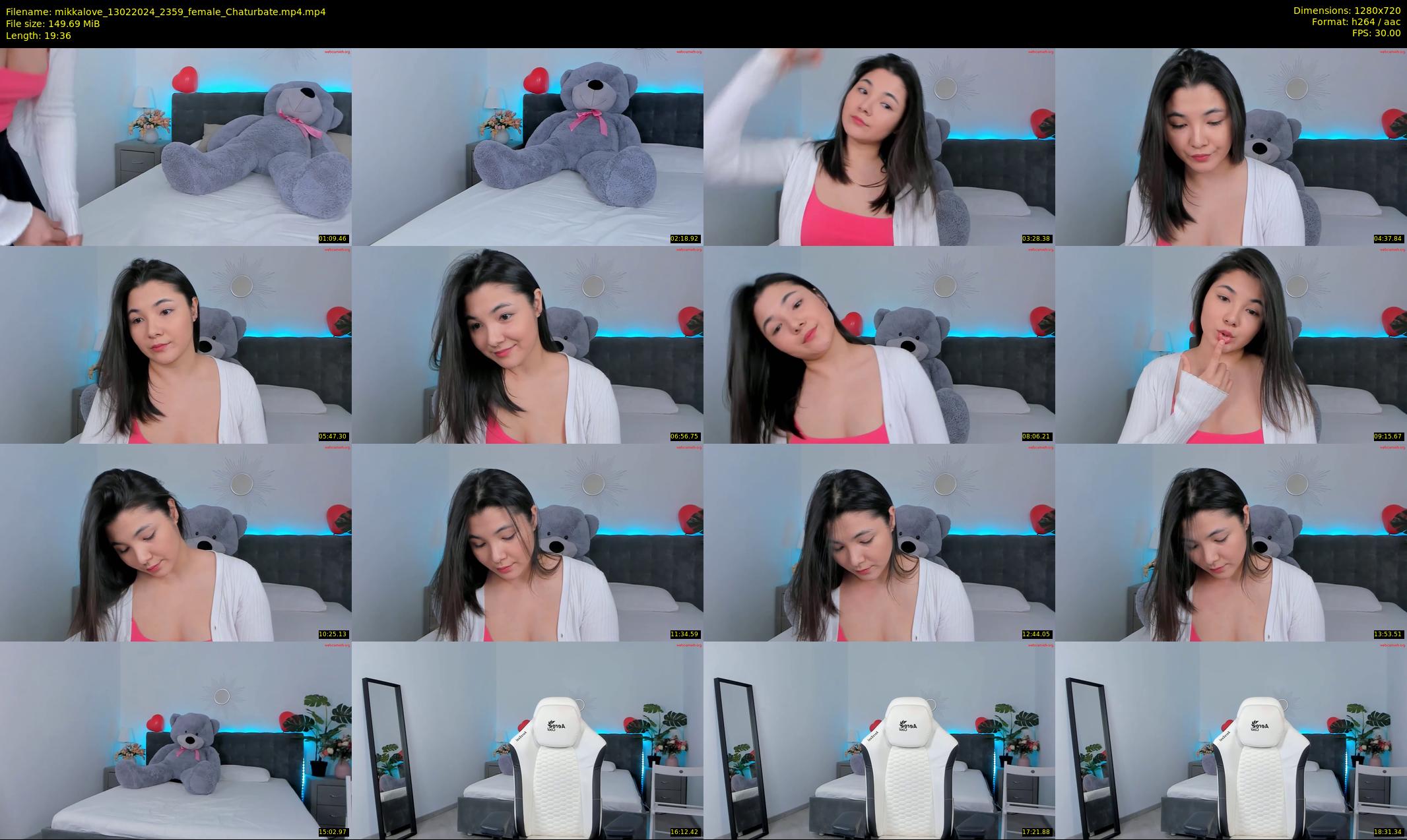 mikkalove — 20 minute Chaturbate female cam show recording, 720p, Feb 13, 2024