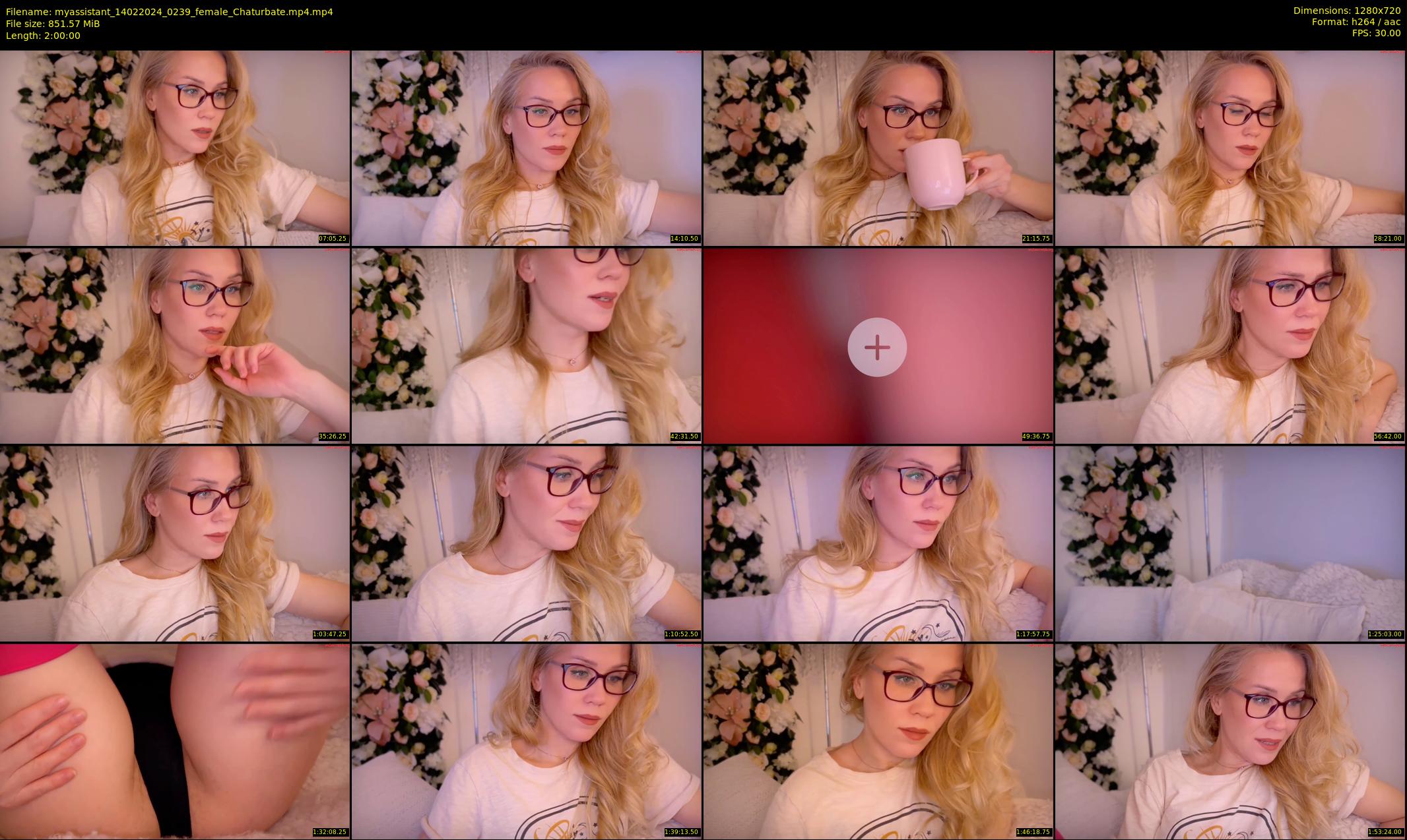 myassistant — 120 minute Chaturbate female cam show recording, 720p, Feb 14, 2024