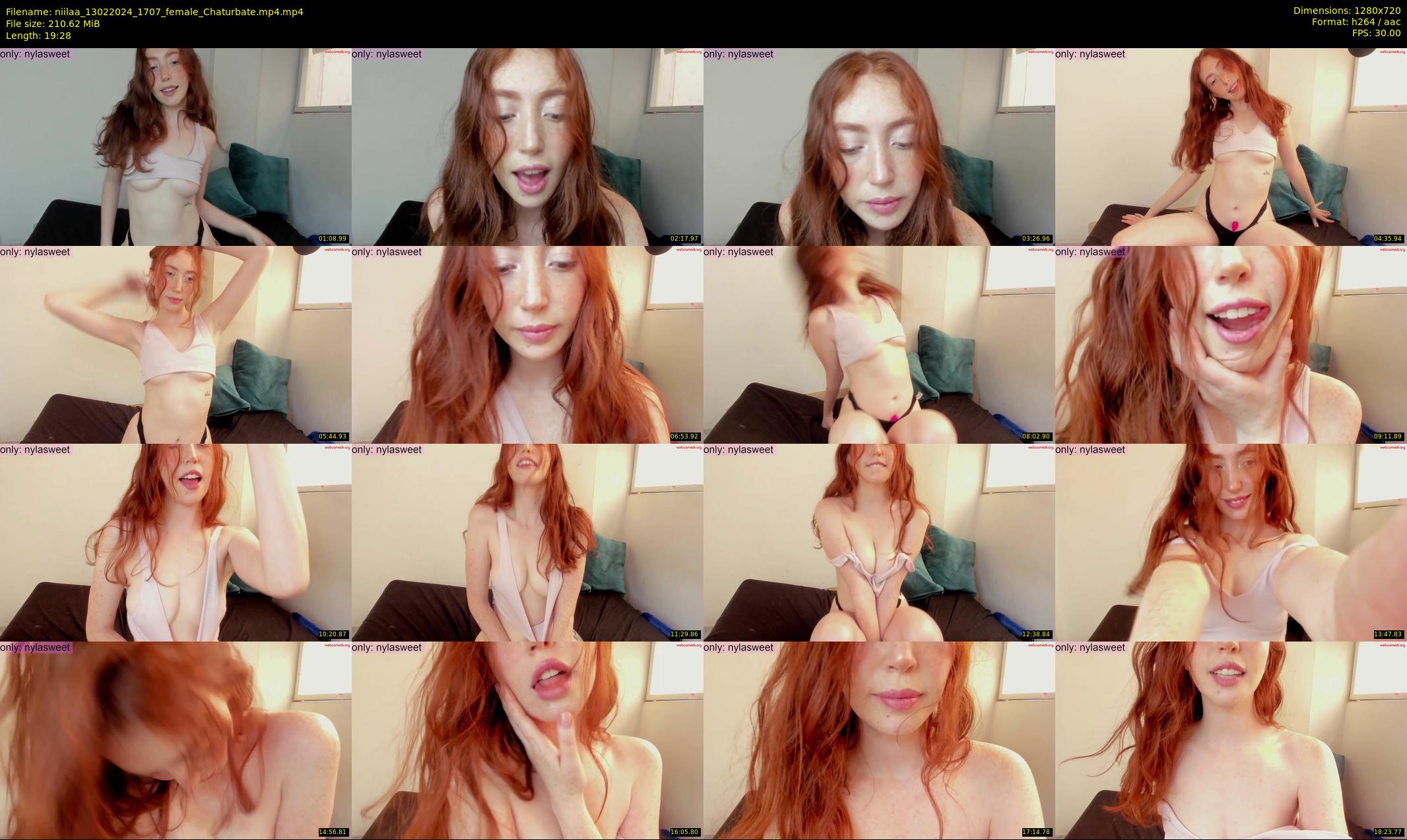 niilaa — 20 minute Chaturbate female cam show recording, 720p, Feb 13, 2024