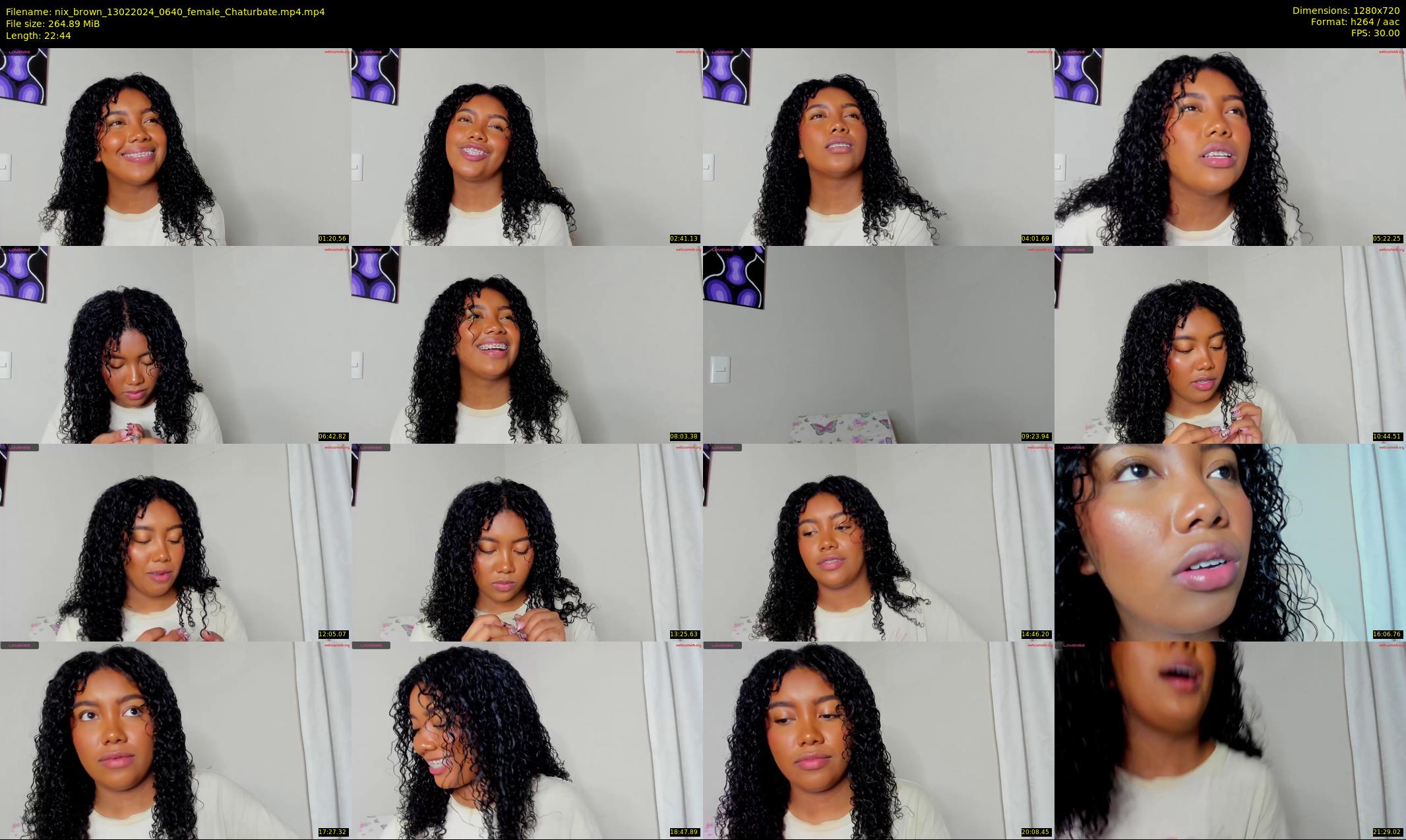 nix_brown — 23 minute Chaturbate female cam show recording, 720p, Feb 13, 2024