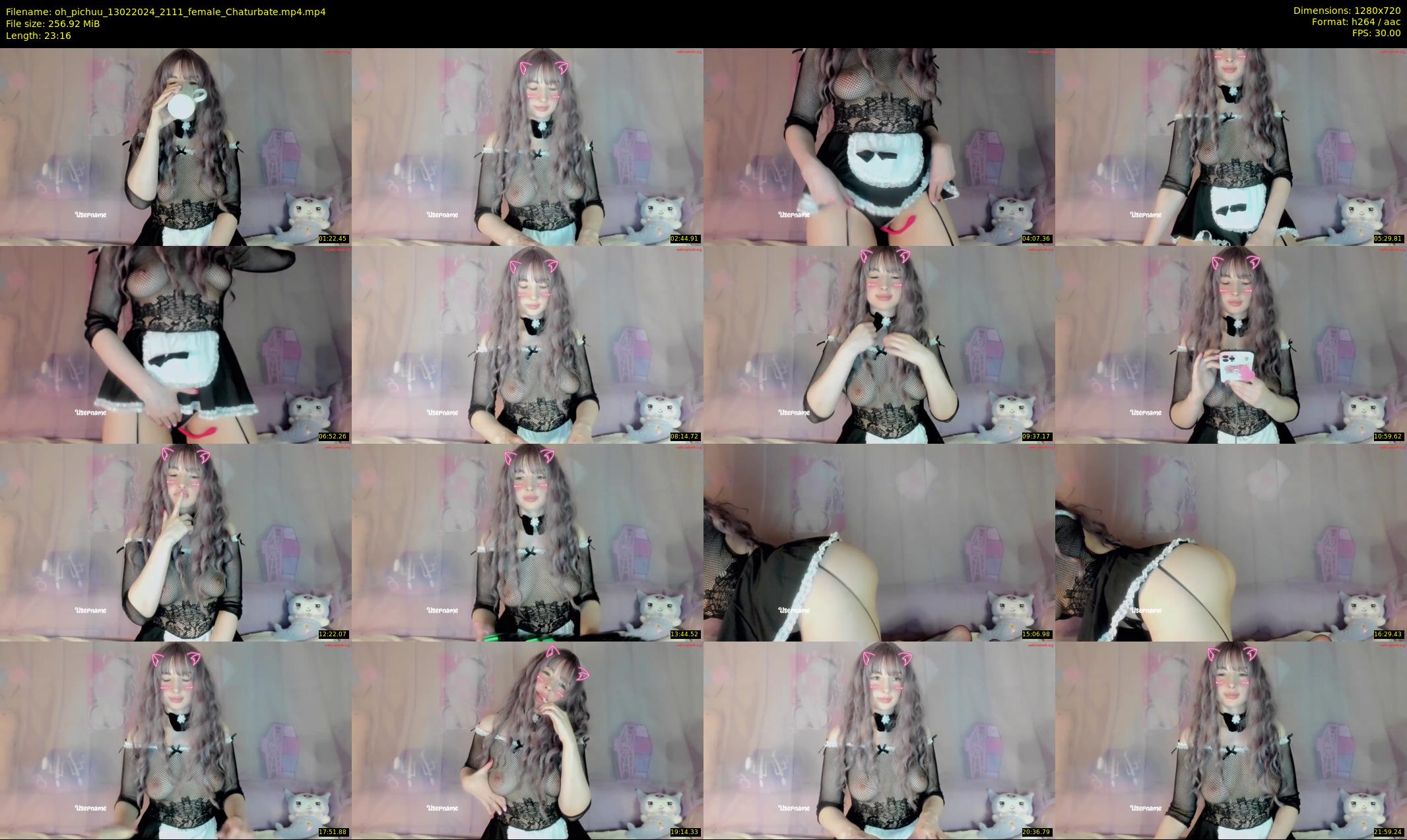 oh_pichuu — 24 minute Chaturbate female cam show recording, 720p, Feb 13, 2024