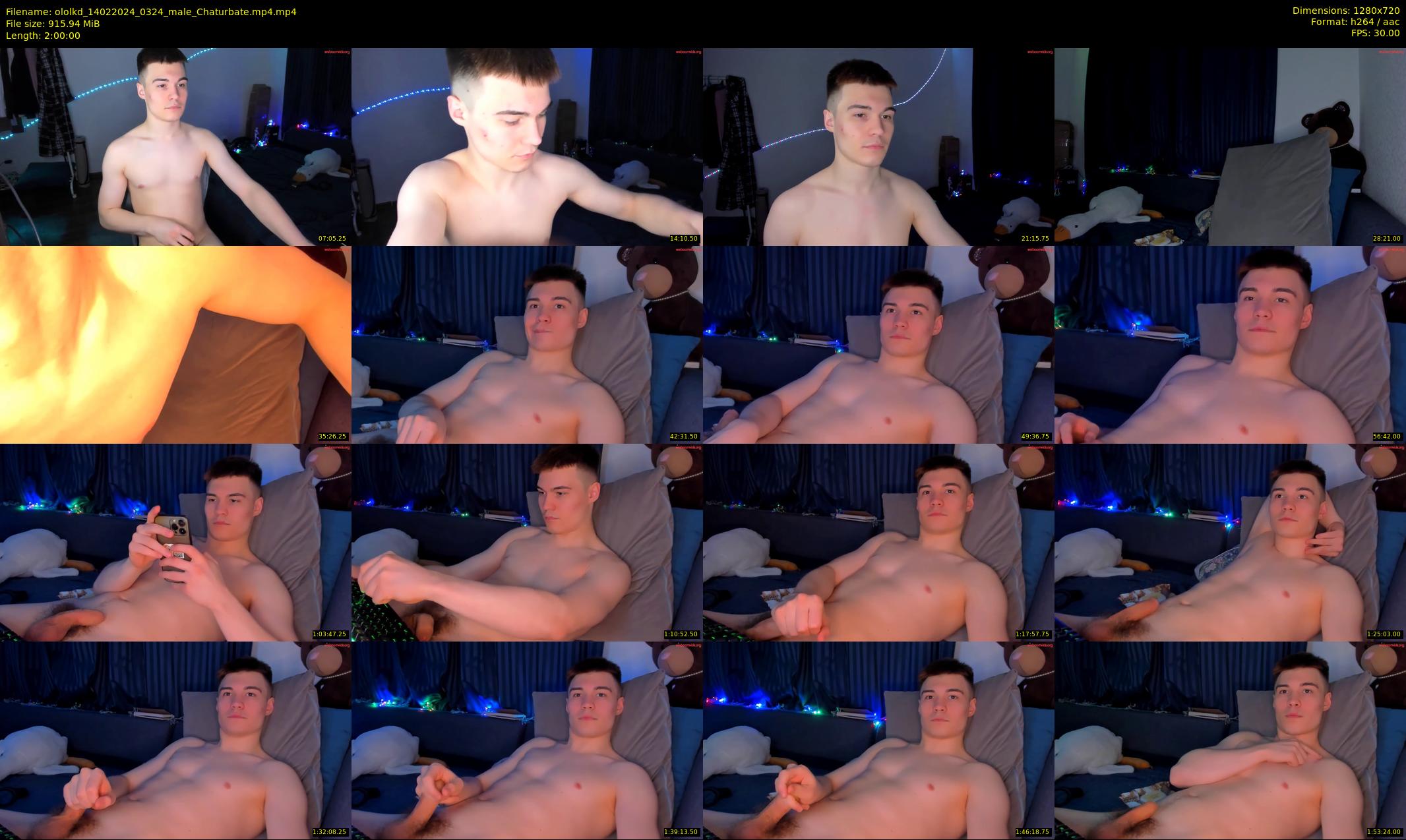 ololkd — 120 minute Chaturbate male cam show recording, 720p, Feb 14, 2024