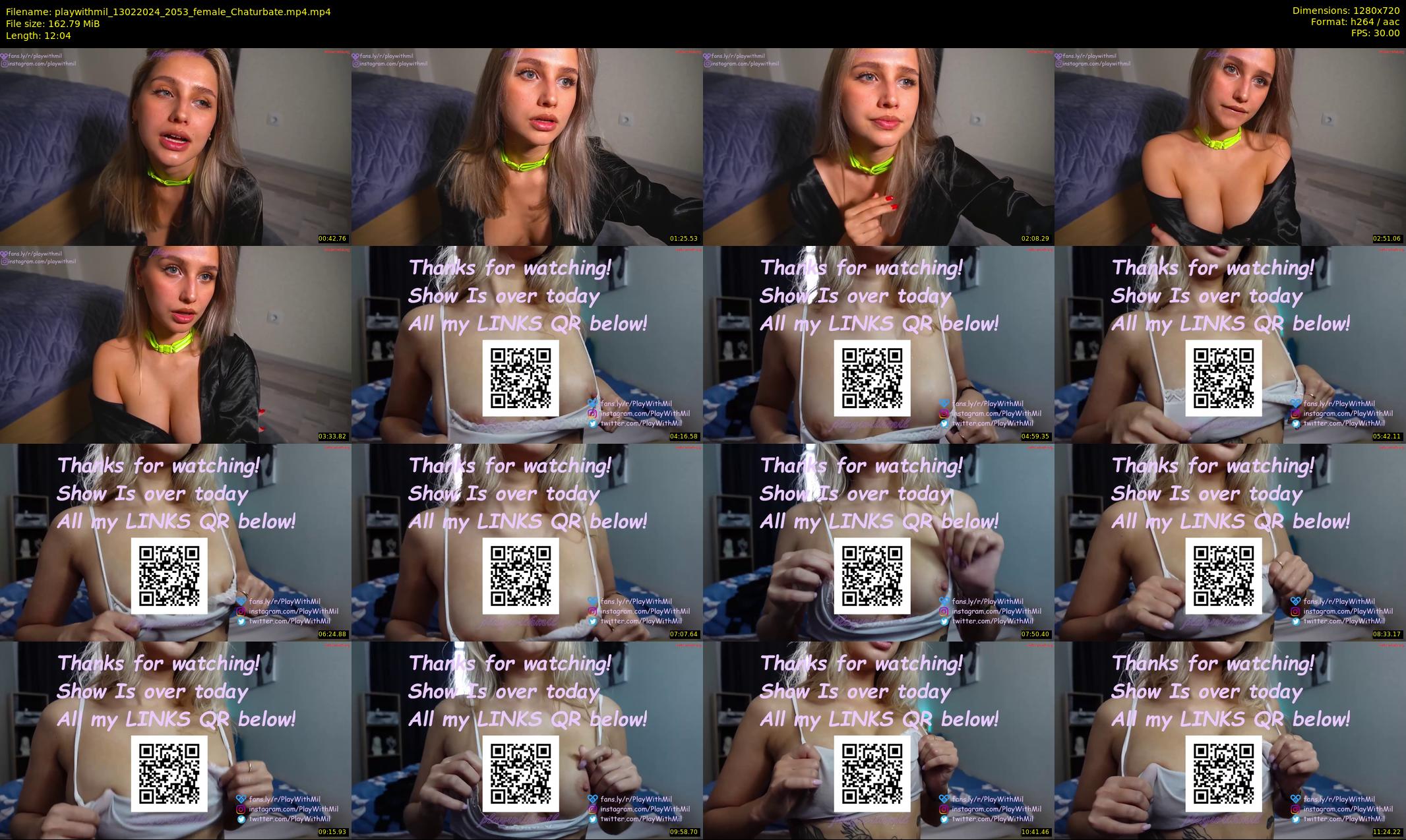 playwithmil — 13 minute Chaturbate couple cam show recording, 720p, Feb 13, 2024