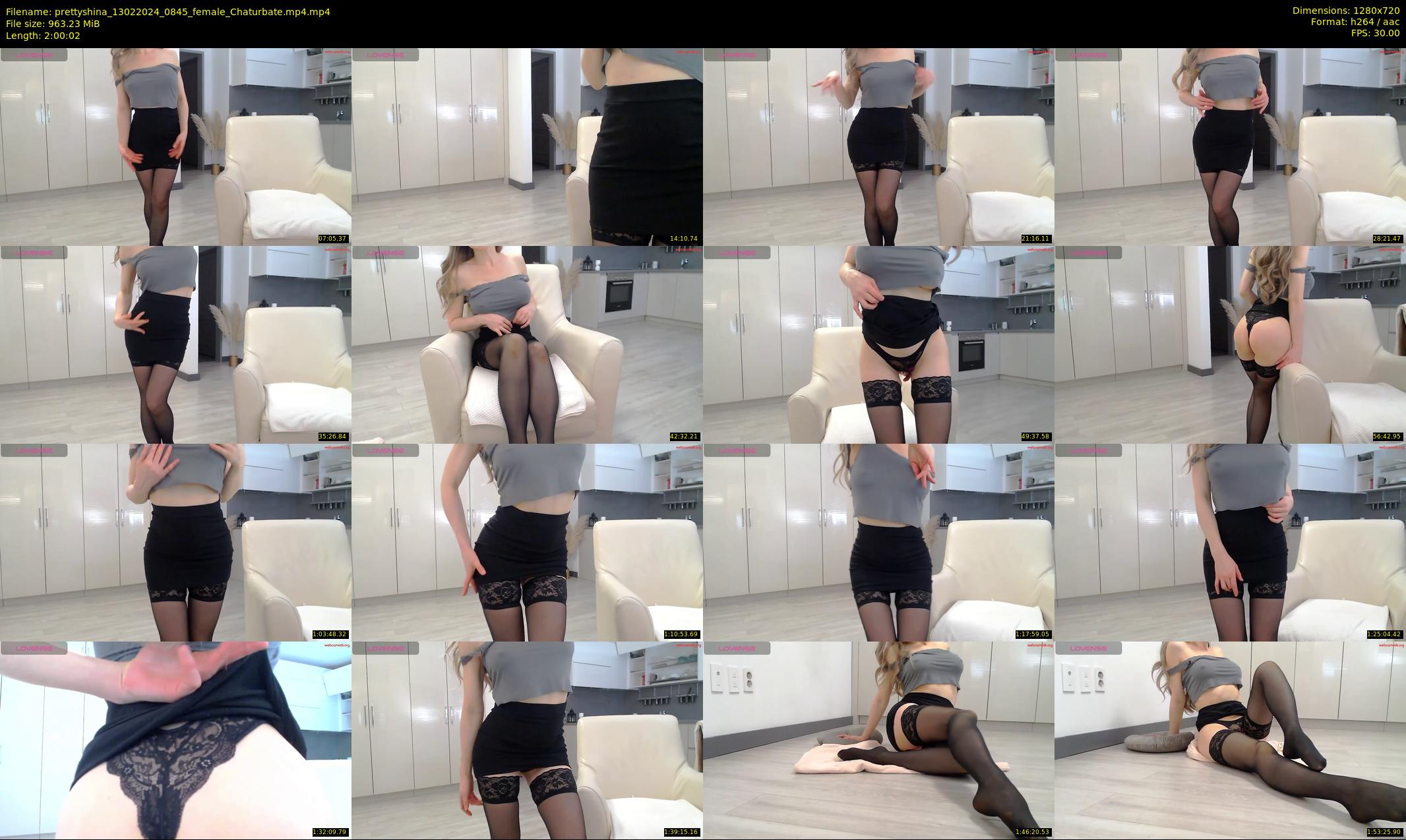 prettyshina — 121 minute Chaturbate female cam show recording, 720p, Feb 13, 2024
