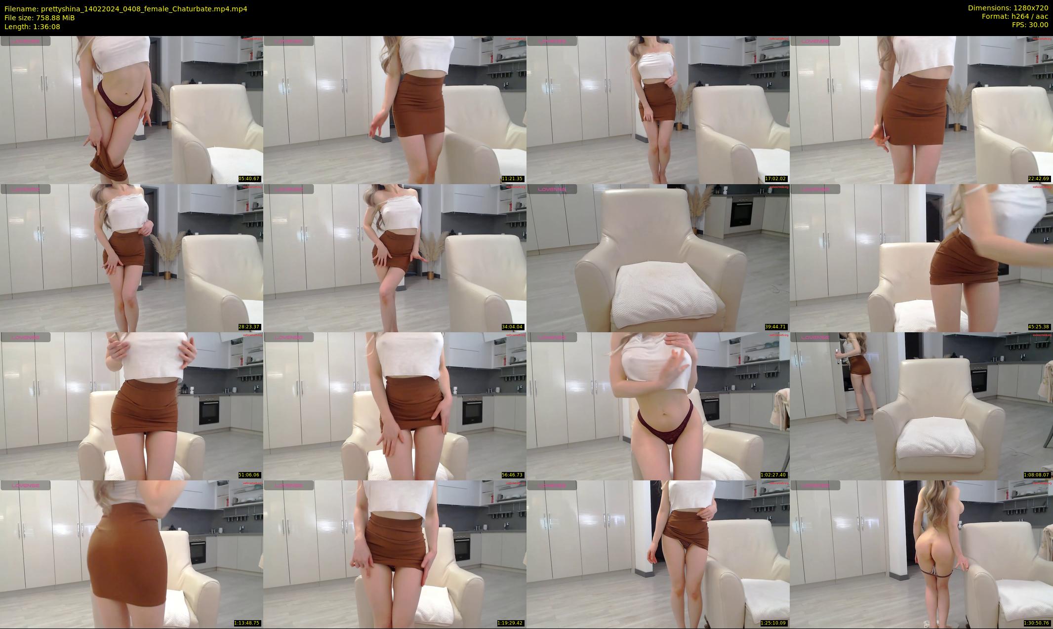 prettyshina — 97 minute Chaturbate female cam show recording, 720p, Feb 14, 2024