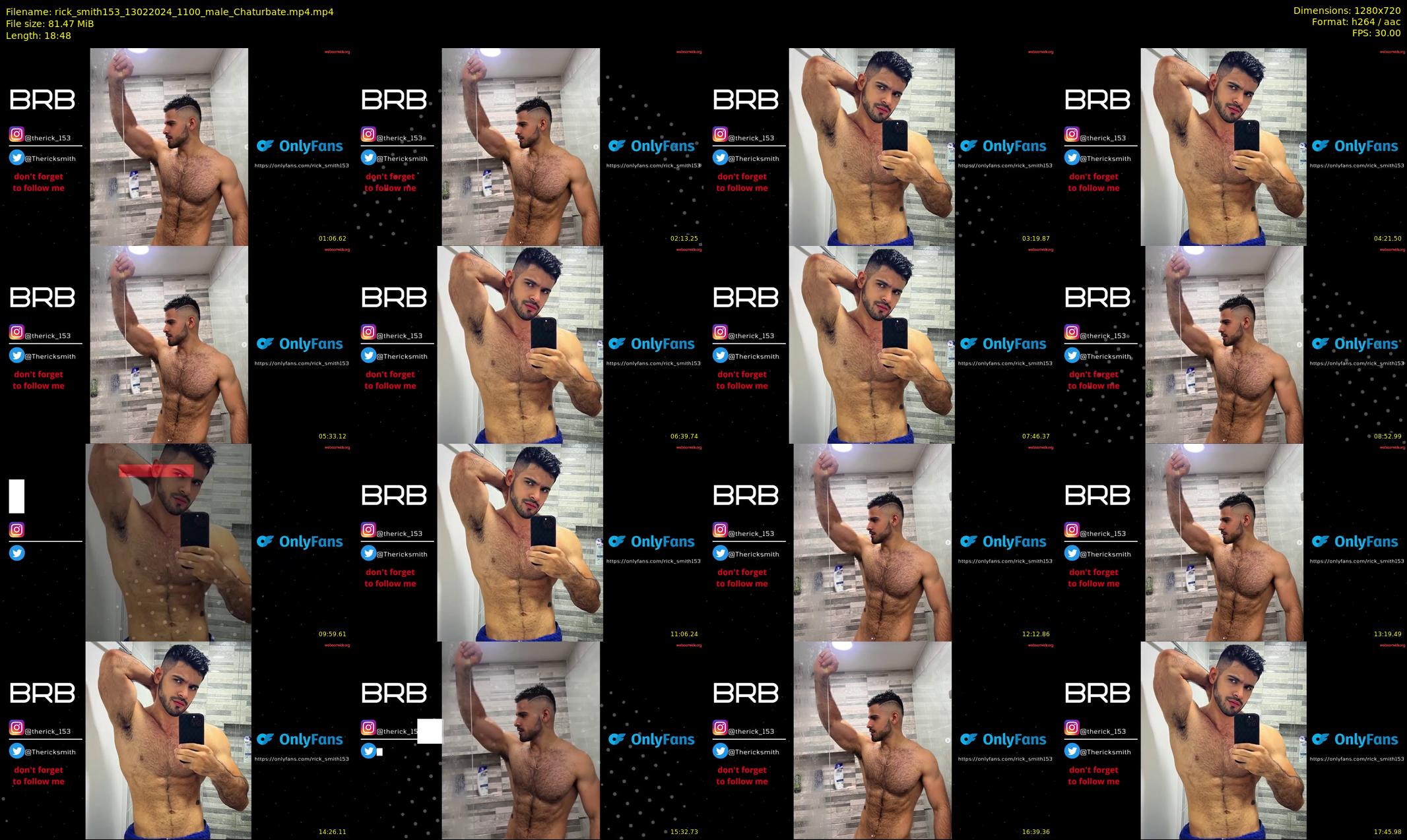 rick_smith153 — 19 minute Chaturbate male cam show recording, 720p, Feb 13, 2024