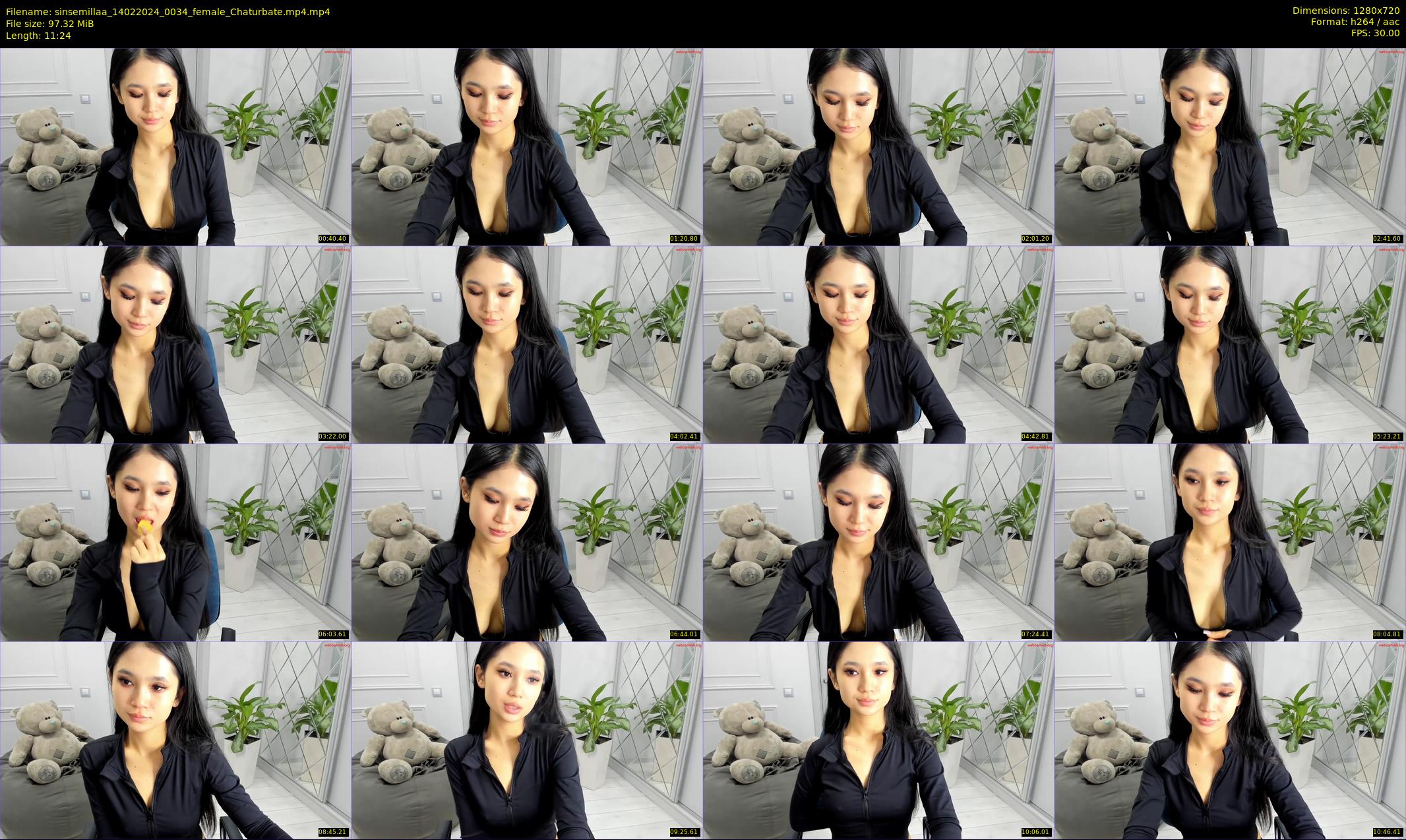 sinsemillaa — 12 minute Chaturbate female cam show recording, 720p, Feb 14, 2024