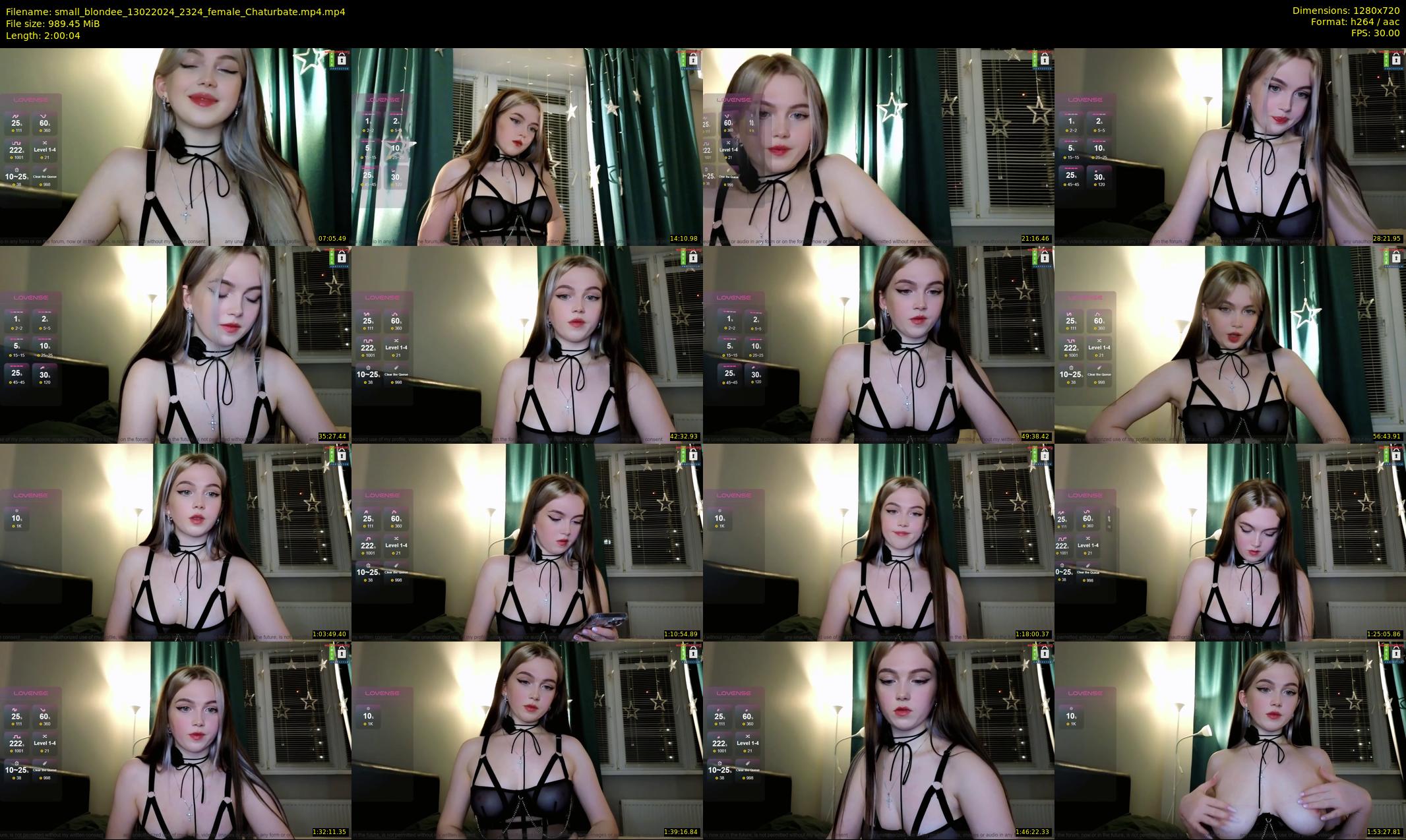 small_blondee — 121 minute Chaturbate female cam show recording, 720p, Feb 13, 2024
