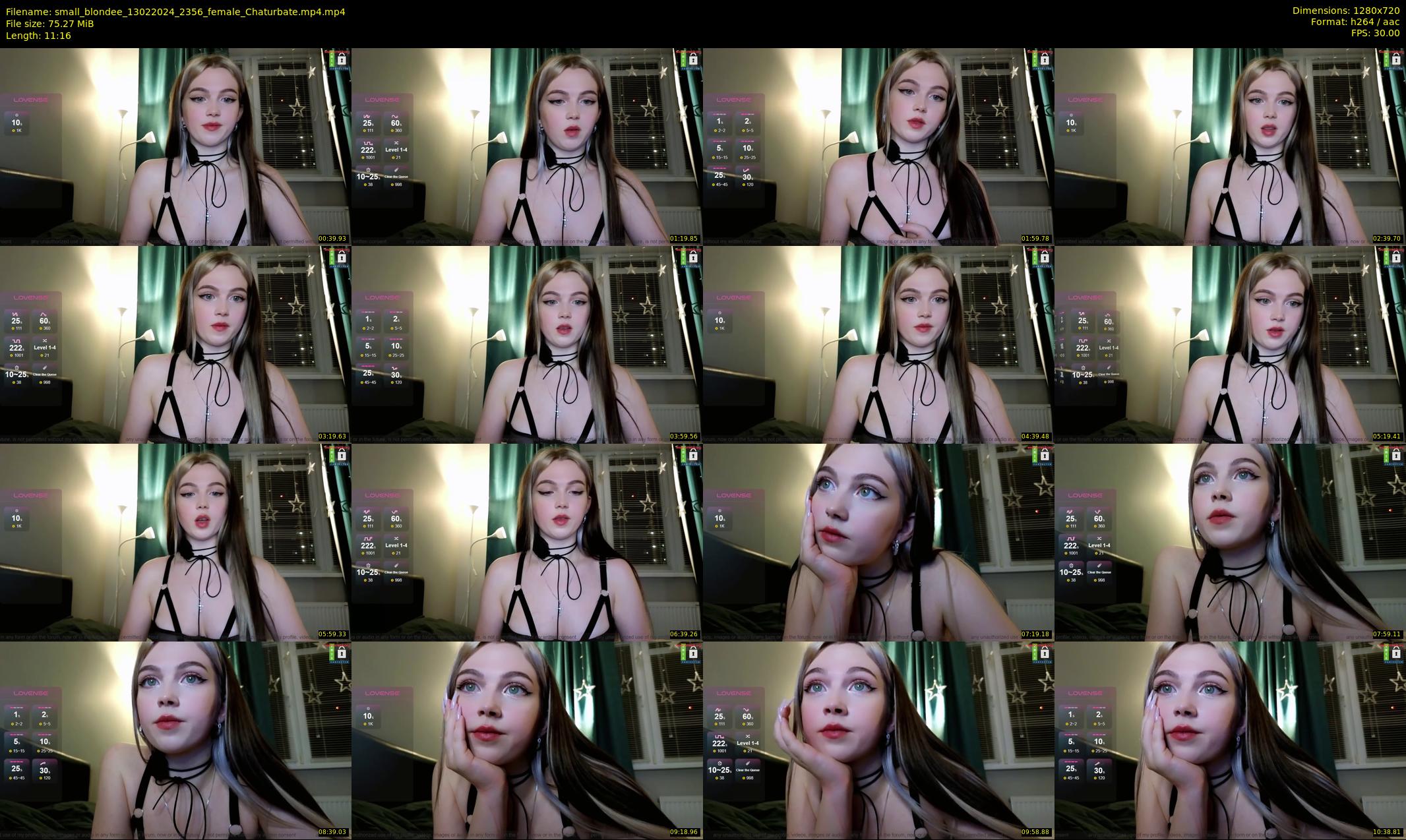 small_blondee — 12 minute Chaturbate female cam show recording, 720p, Feb 13, 2024