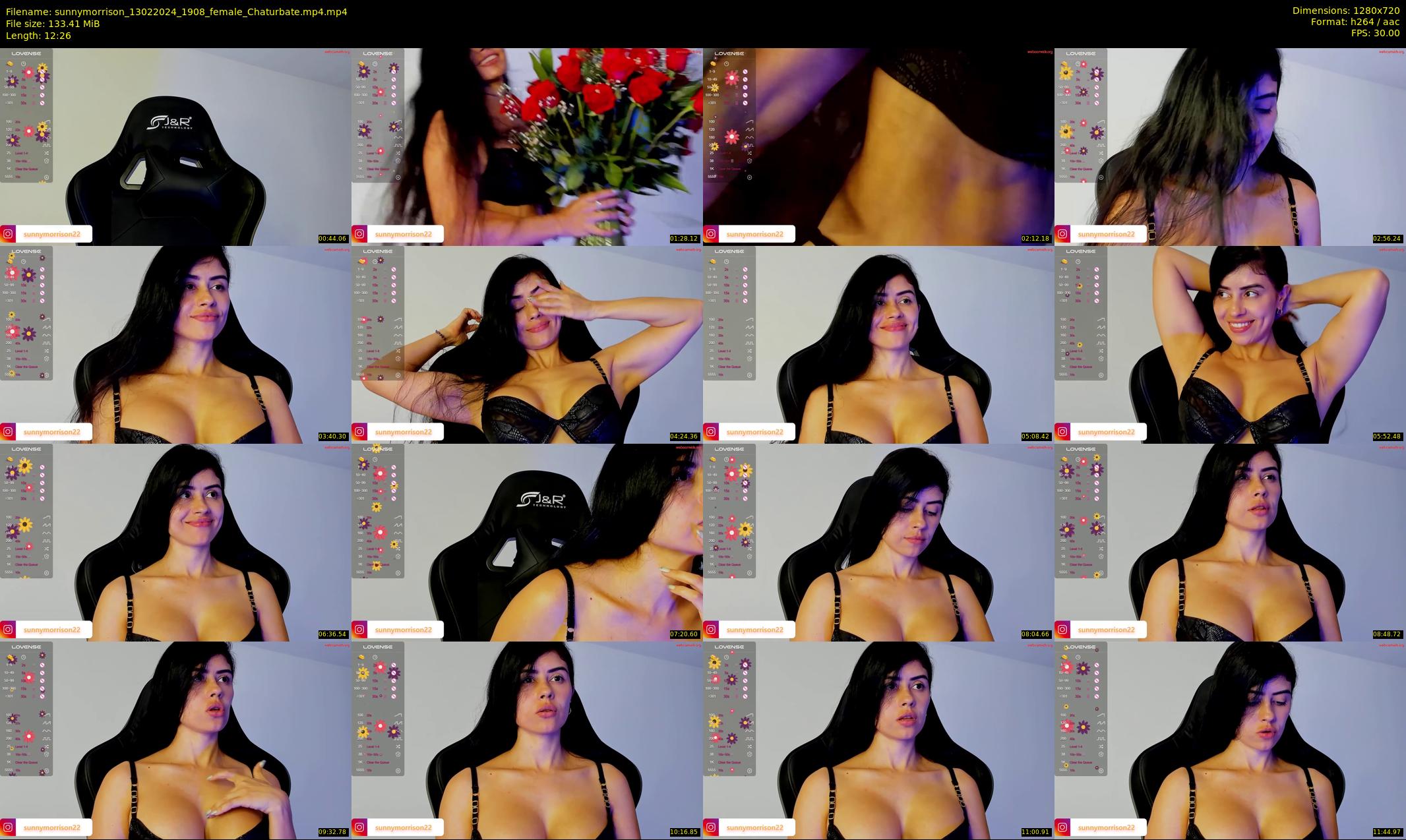 sunnymorrison — 13 minute Chaturbate female cam show recording, 720p, Feb 13, 2024